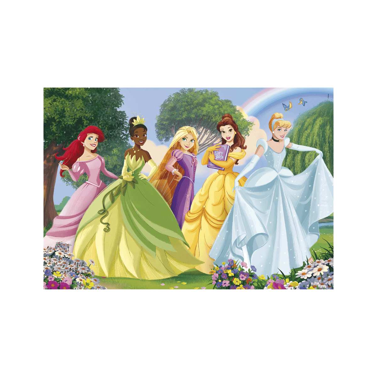 Clementoni - supercolor puzzle disney princess - 180 pezzi, 29787 - CLEMENTONI