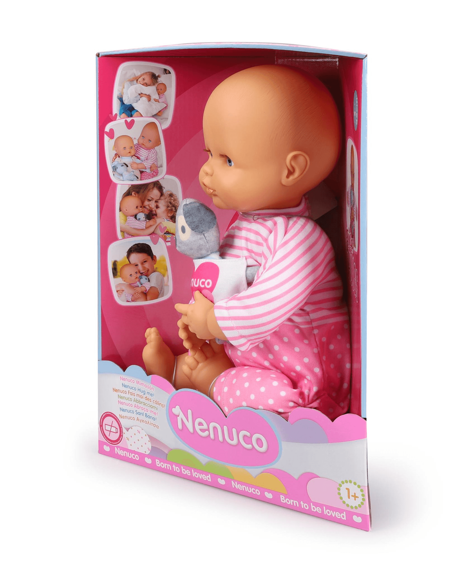 Nenuco abbracciami, bambola da 42 cm con corpo morbido e un simpatico cucciolo  morbido,  per bambine/i da 1 anno - NENUCO