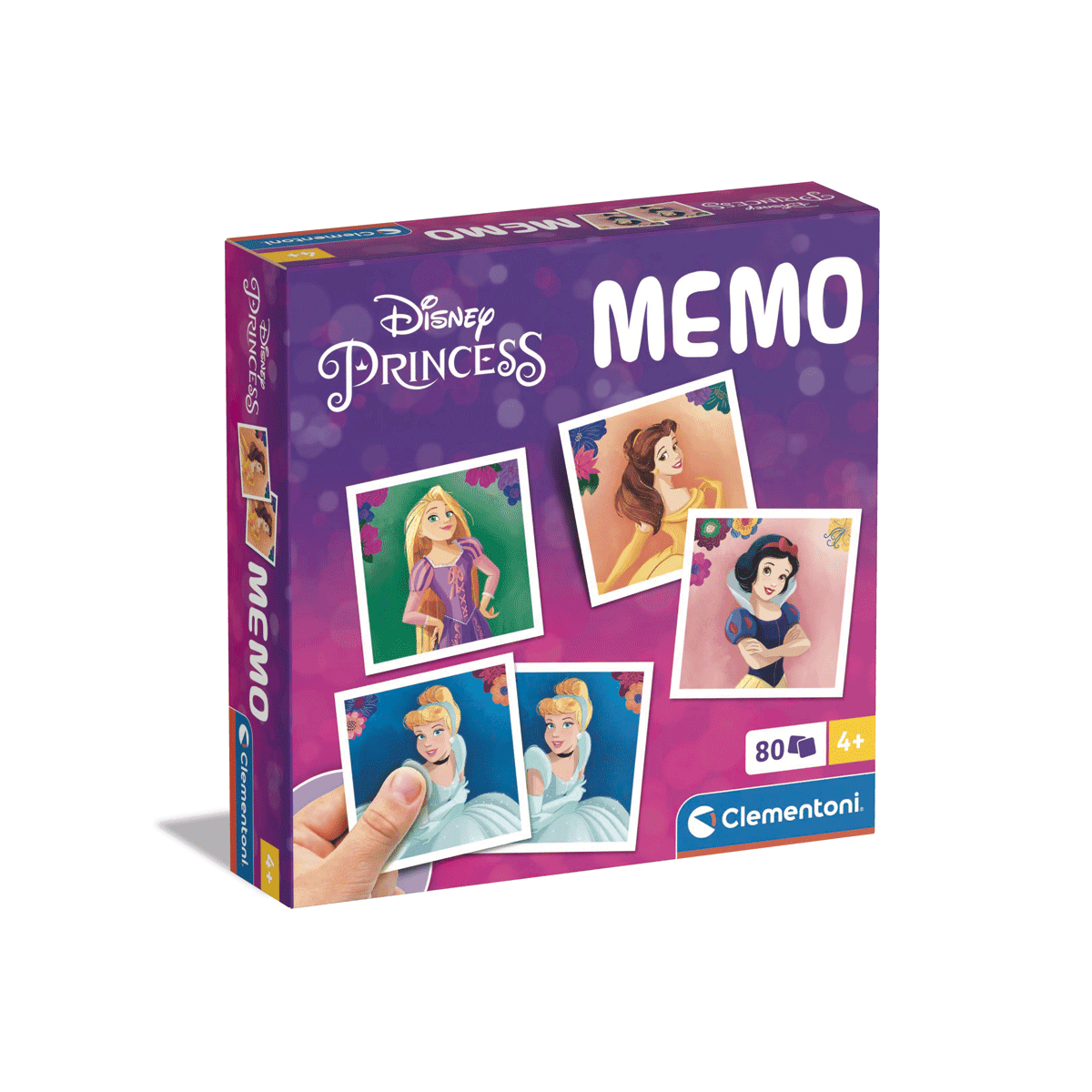 Clementoni - memo disney princess - gioco educativo, 18302 - SAPIENTINO