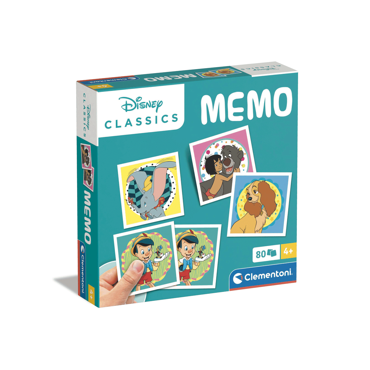 Clementoni - memo disney classics - gioco educativo, 18298 - SAPIENTINO