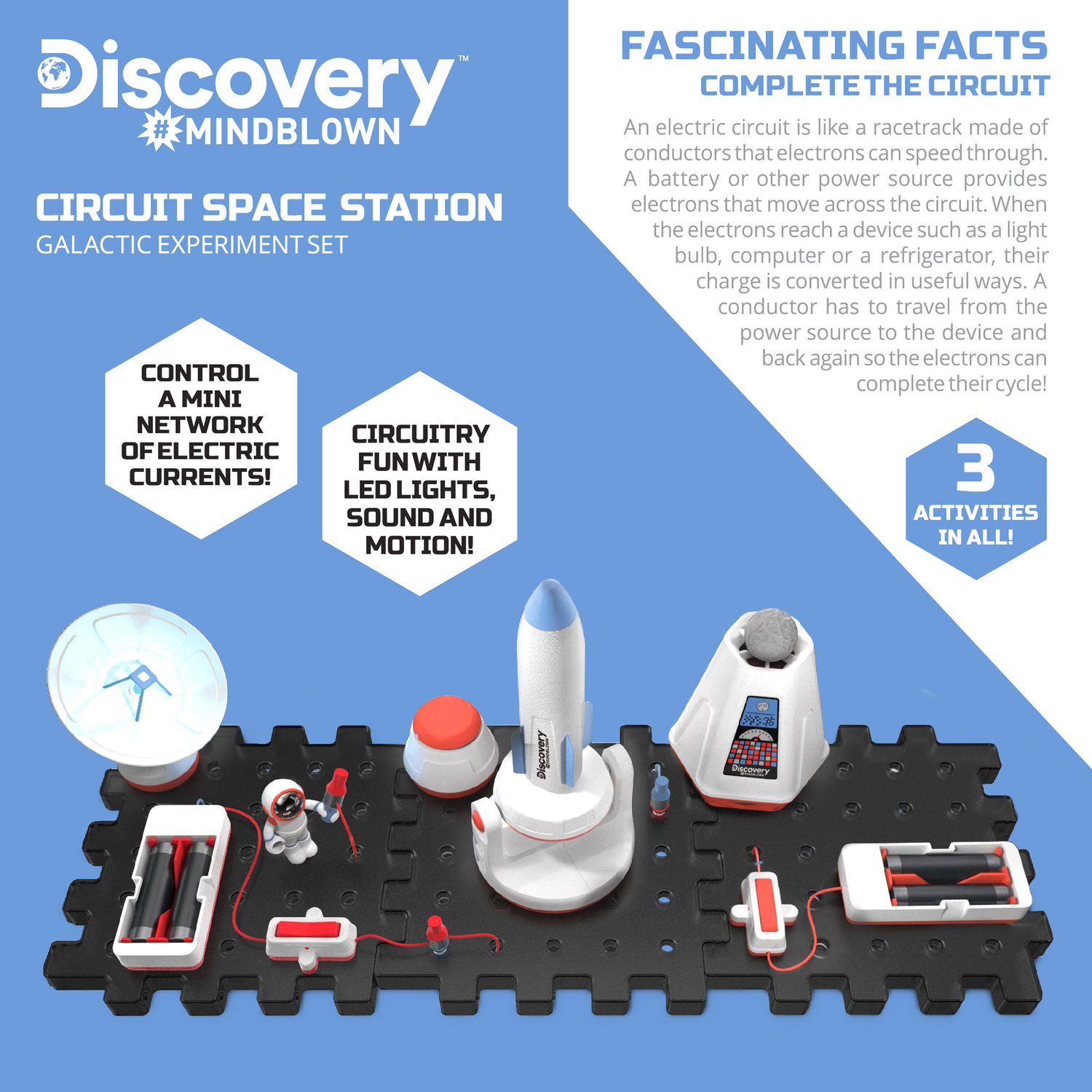 Set stazione spaziale toy circuitry - Discovery Mindblown