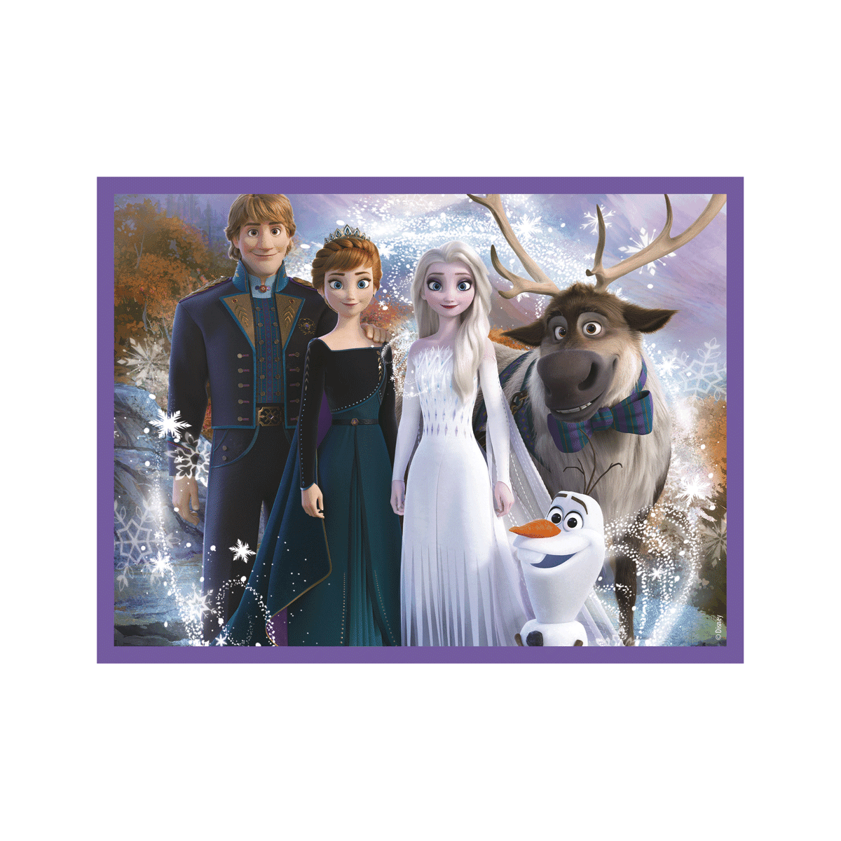 Clementoni - supercolor puzzle disney frozen - 12 pezzi, 41192 - CLEMENTONI