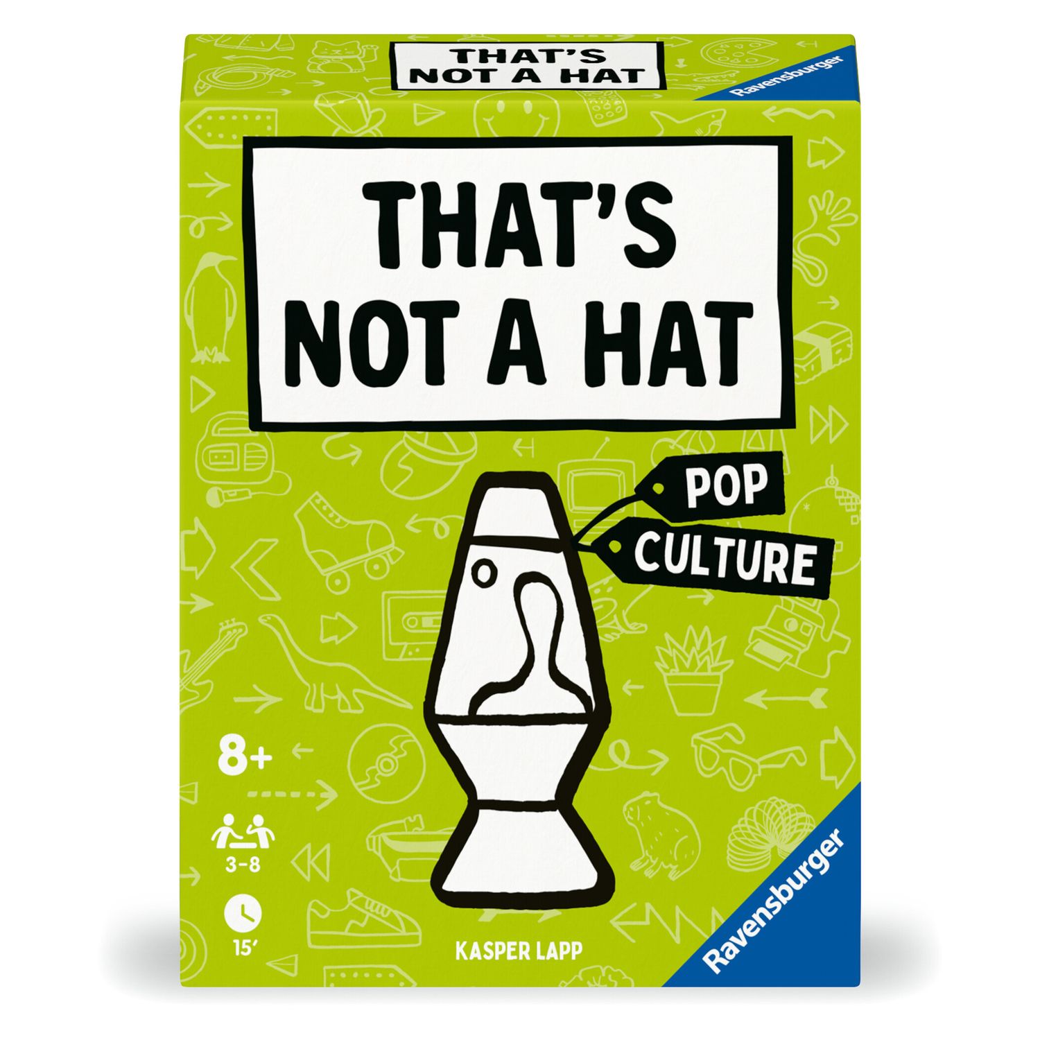 Ravensburger - that's not a hat 2 pop culture, gioco di carte per tutta la famiglia, 8+ anni - RAVENSBURGER, RAVENSBURGER 3D PUZZLE, SPIDEY