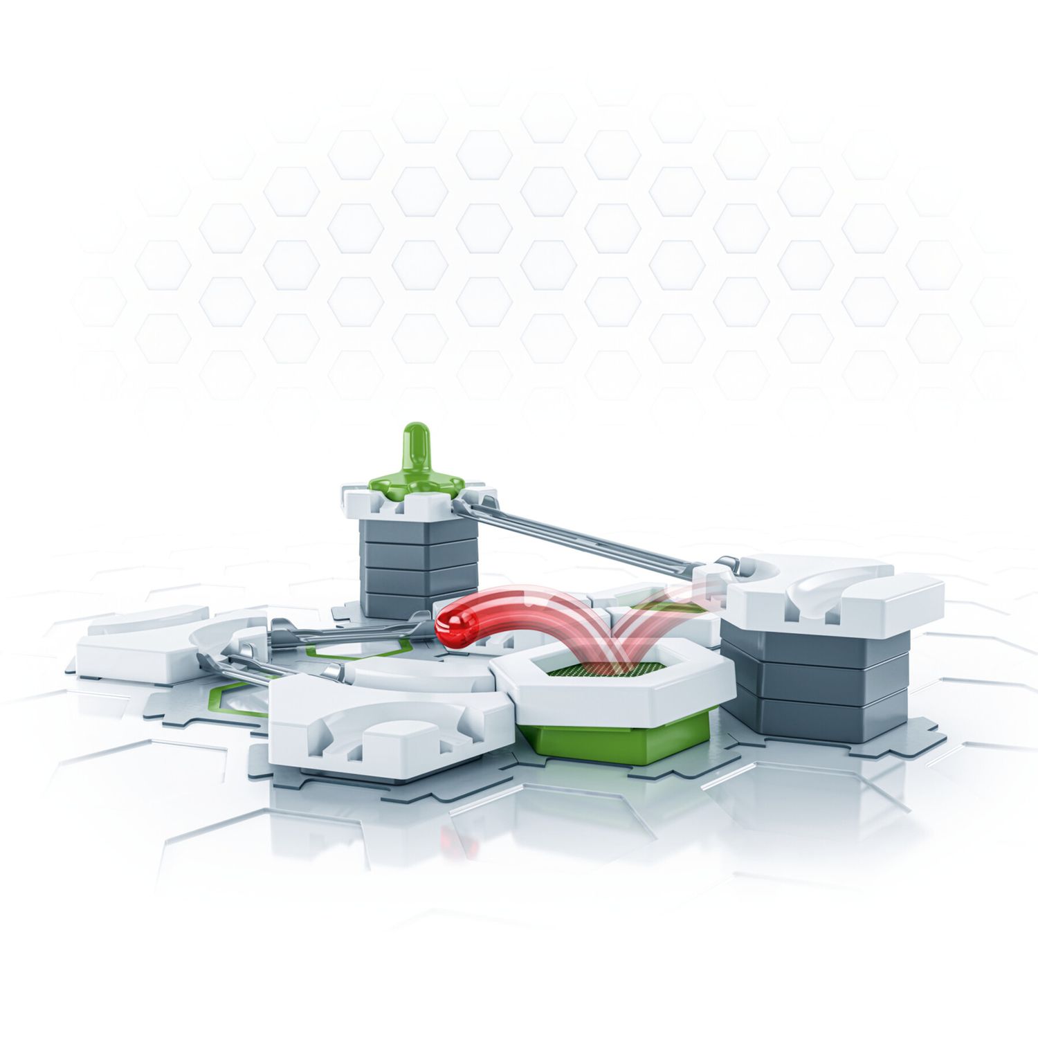 Ravensburger gravitrax go flexible, pista di biglie, gioco innovativo ed educativo stem, 8+ anni, set compatto - GRAVITRAX, RAVENSBURGER