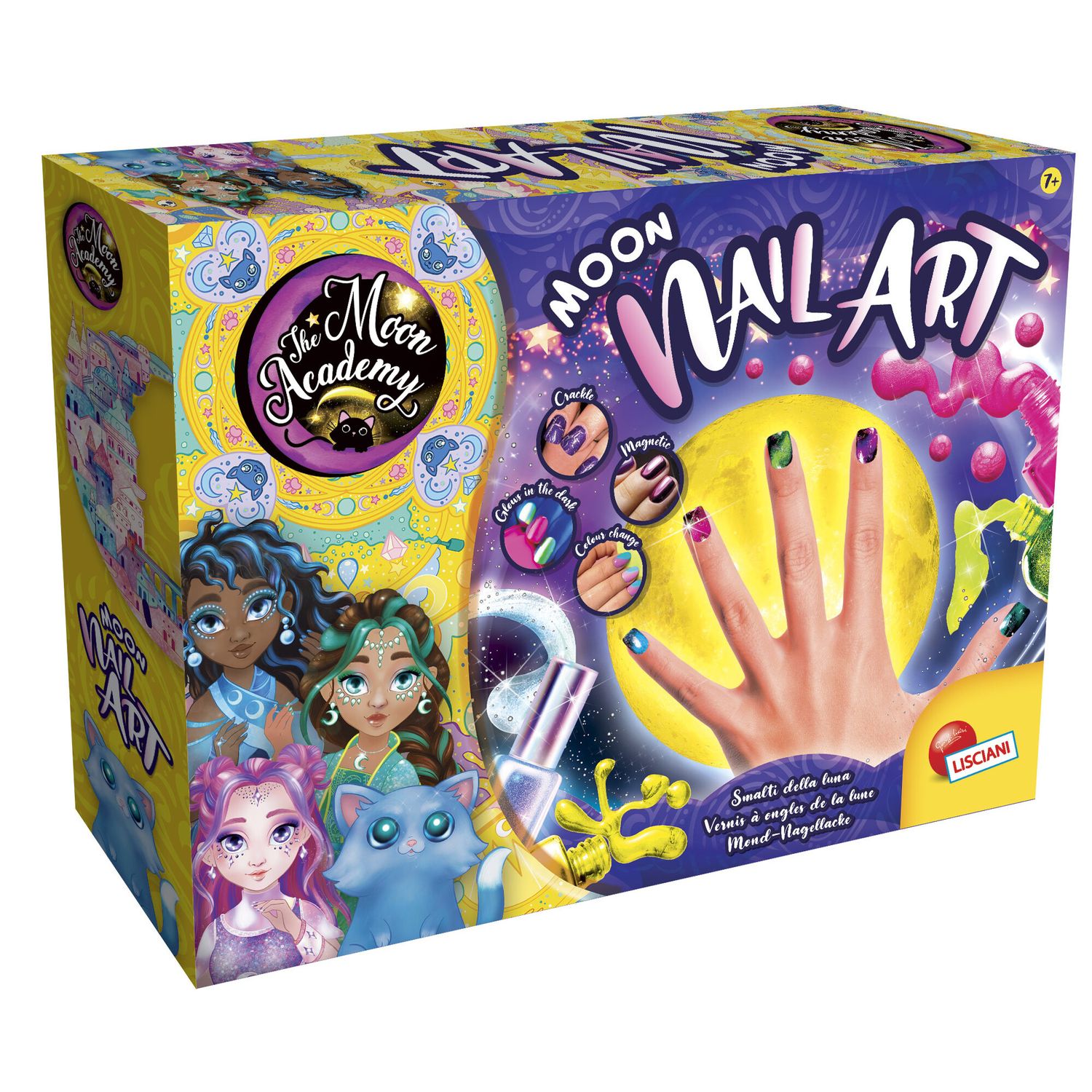 The moon academy moon nail art - LISCIANI