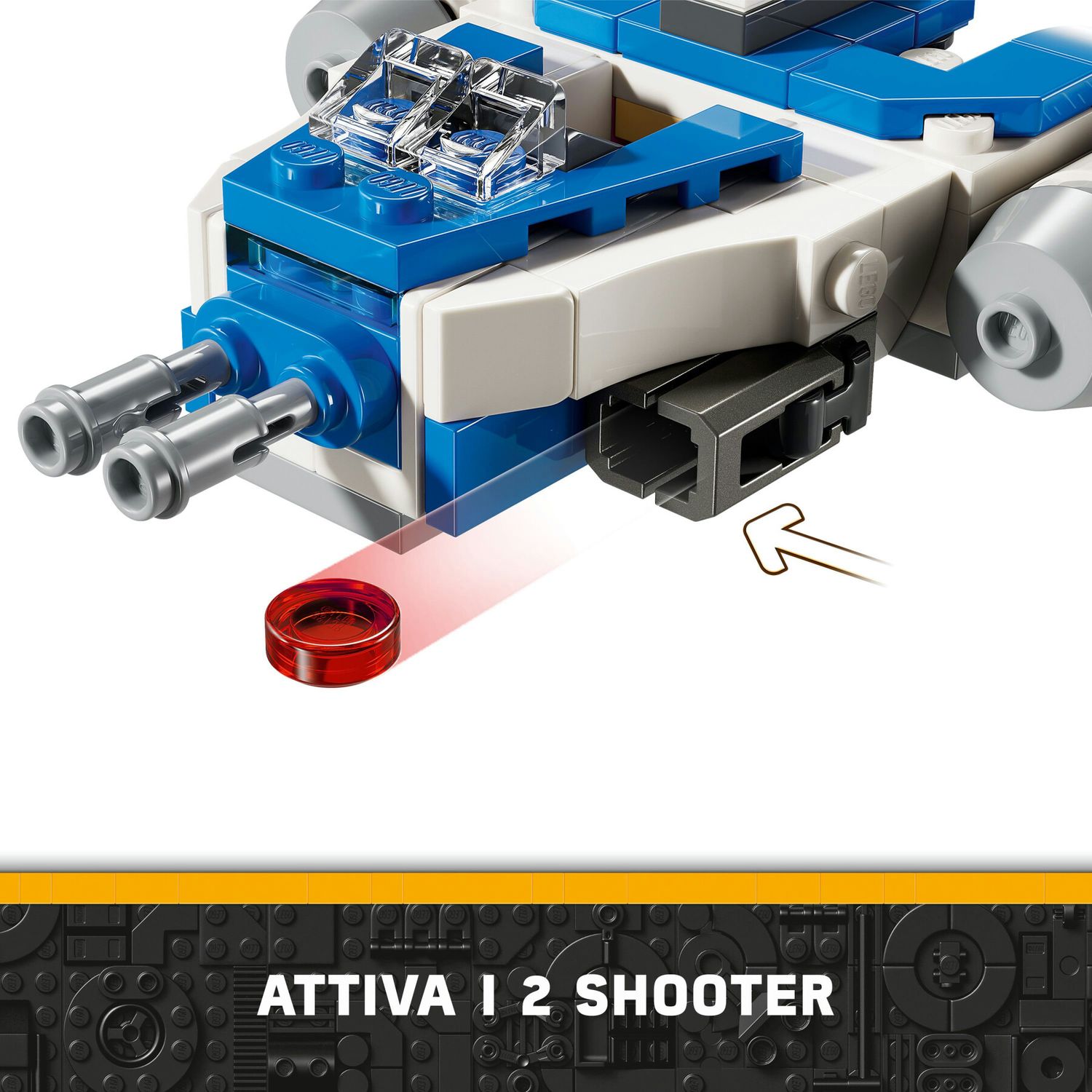 Lego star wars 75391 microfighter y-wing di captain rex, astronave giocattolo da collezione, giochi bambini 6+, piccolo regalo - LEGO® Star Wars™, Lego, Star Wars