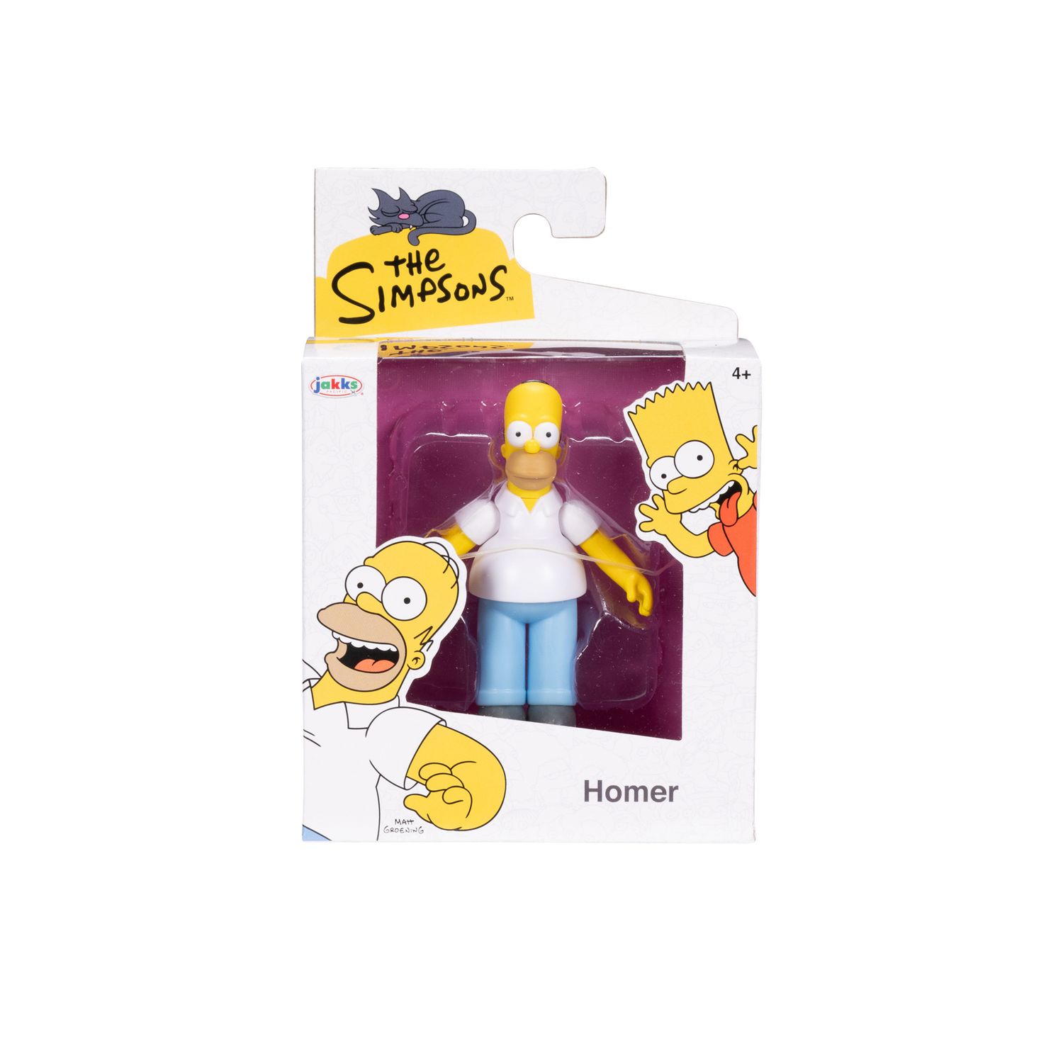 The simpsons - 2.5" in scala assortimento w1 con il commissario clancy winchester - homer - bart - lisa e ned flanders - SIMPSONS