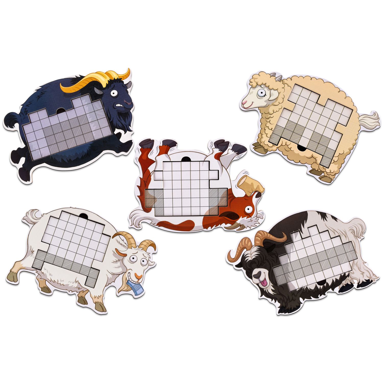 Thinkfun - goat's day out, gioco di strategia, gioco da tavolo, età 8+ anni - THINKFUN