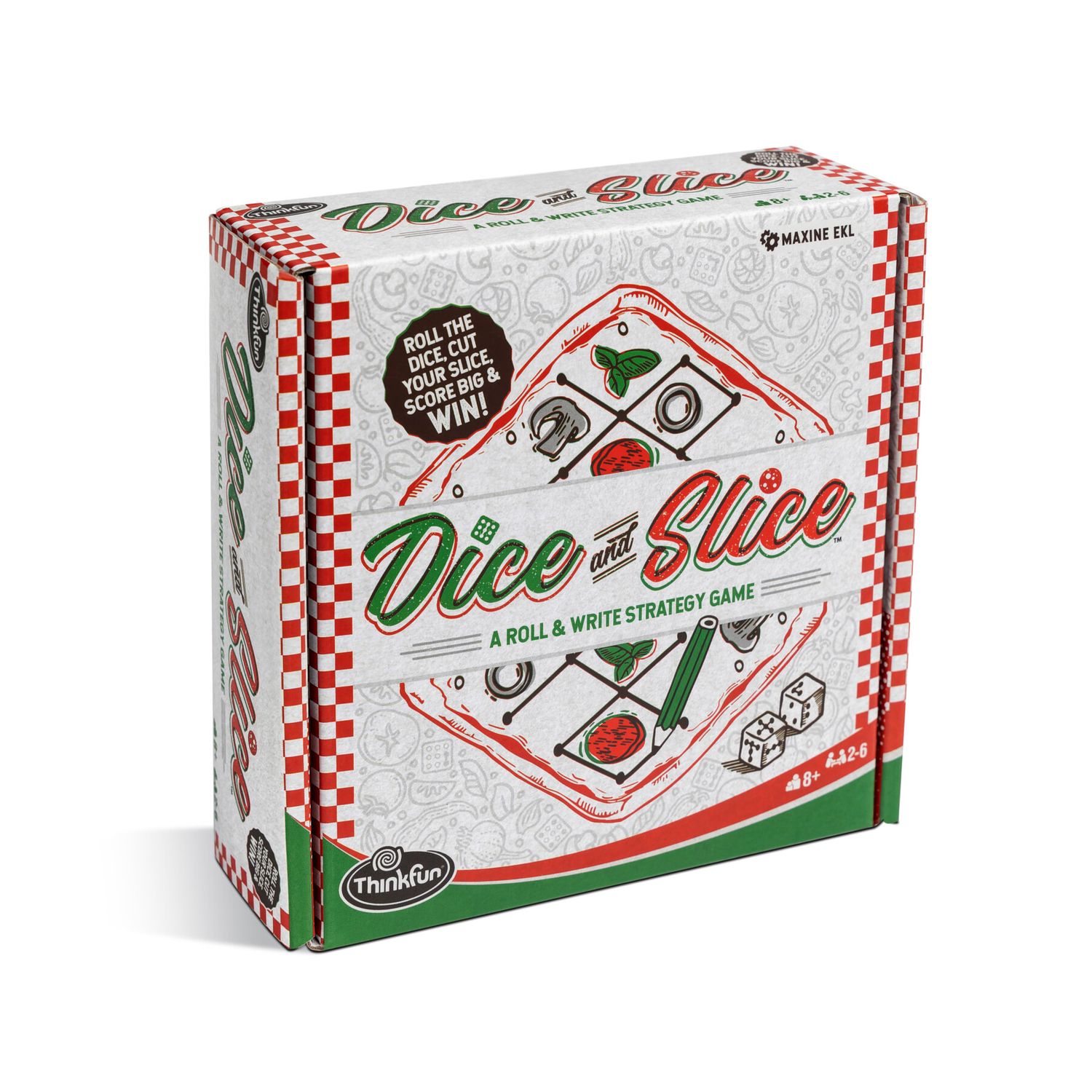 Thinkfun - dice & slice, gioco di logica per tutta la famiglia,  8+ - THINKFUN