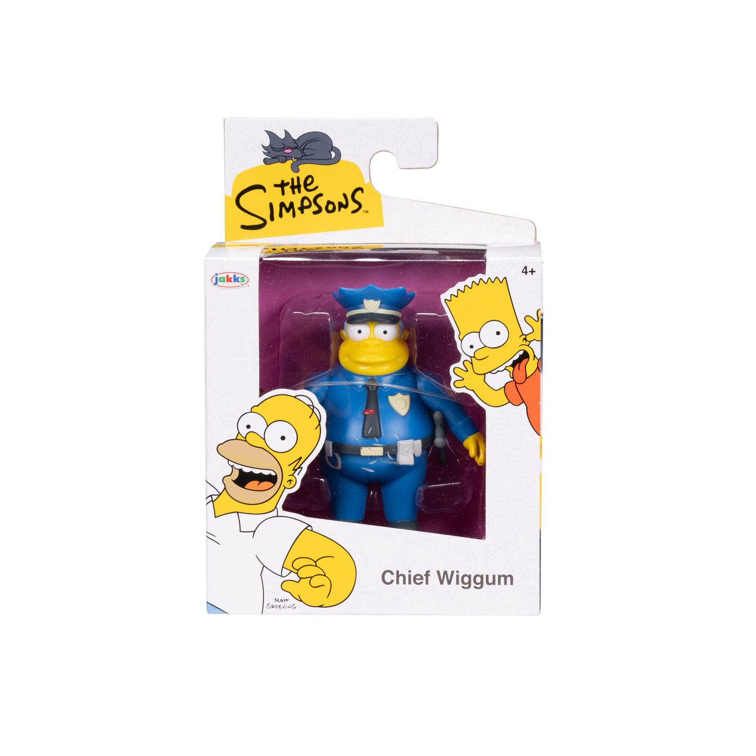 The simpsons - 2.5" in scala assortimento w1 con il commissario clancy winchester - homer - bart - lisa e ned flanders - SIMPSONS