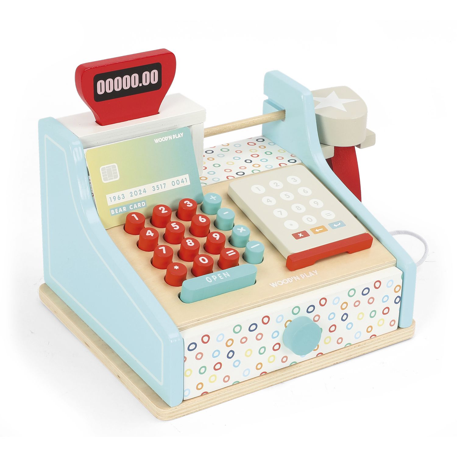 Registratore di cassa in legno - wood "n" play - WOOD 'N' PLAY