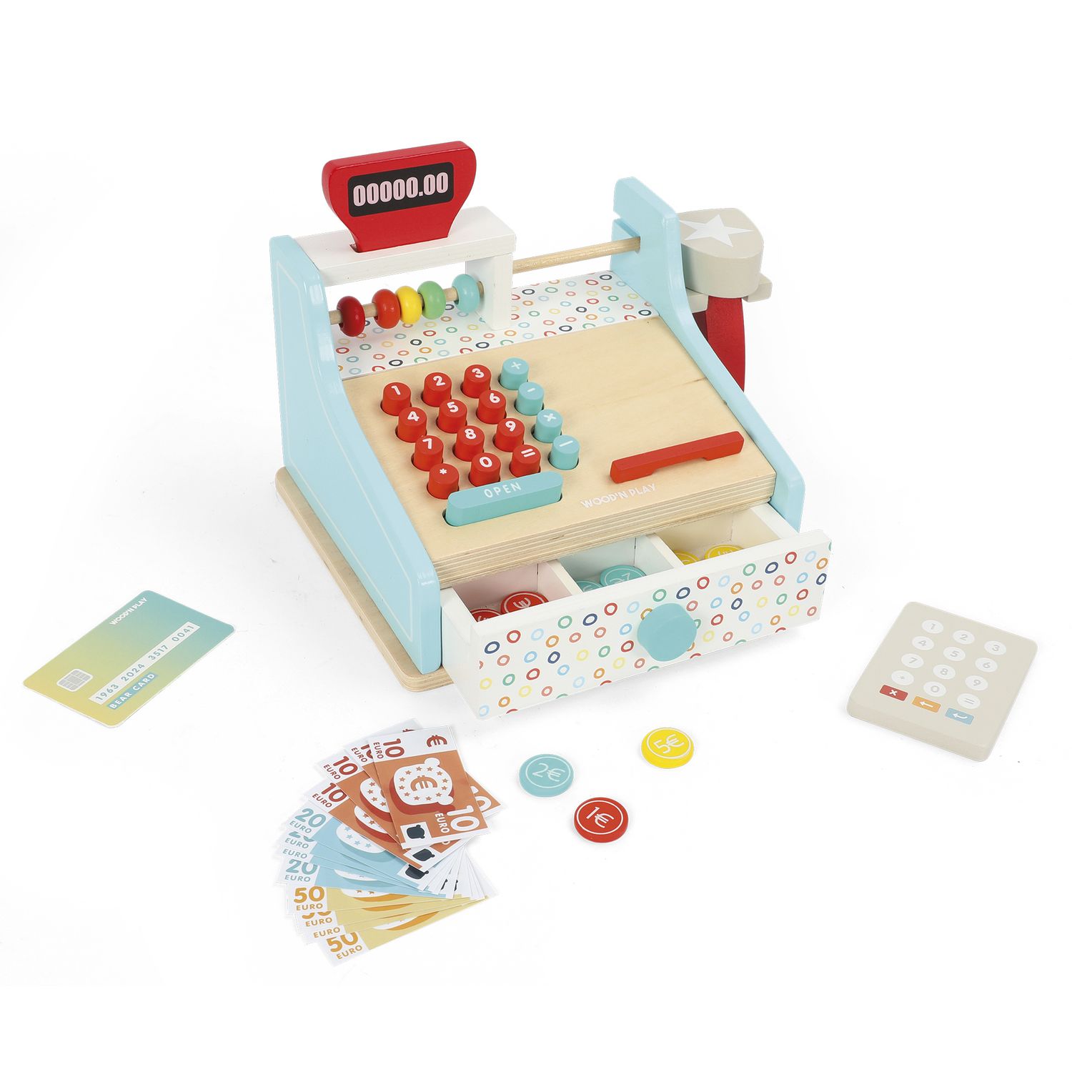 Registratore di cassa in legno - wood "n" play - WOOD 'N' PLAY