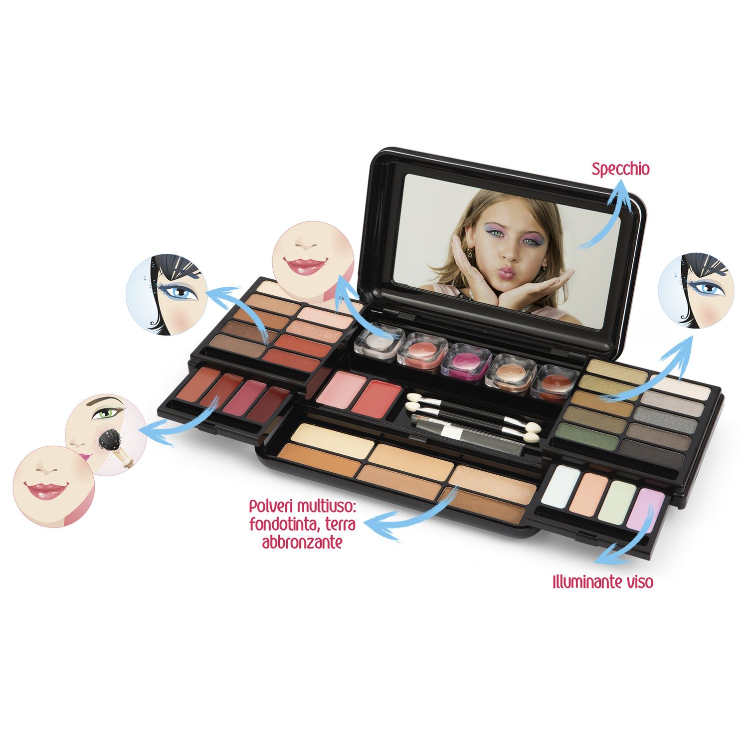 Cofanetto make-up: glam star case - MISS FASHION