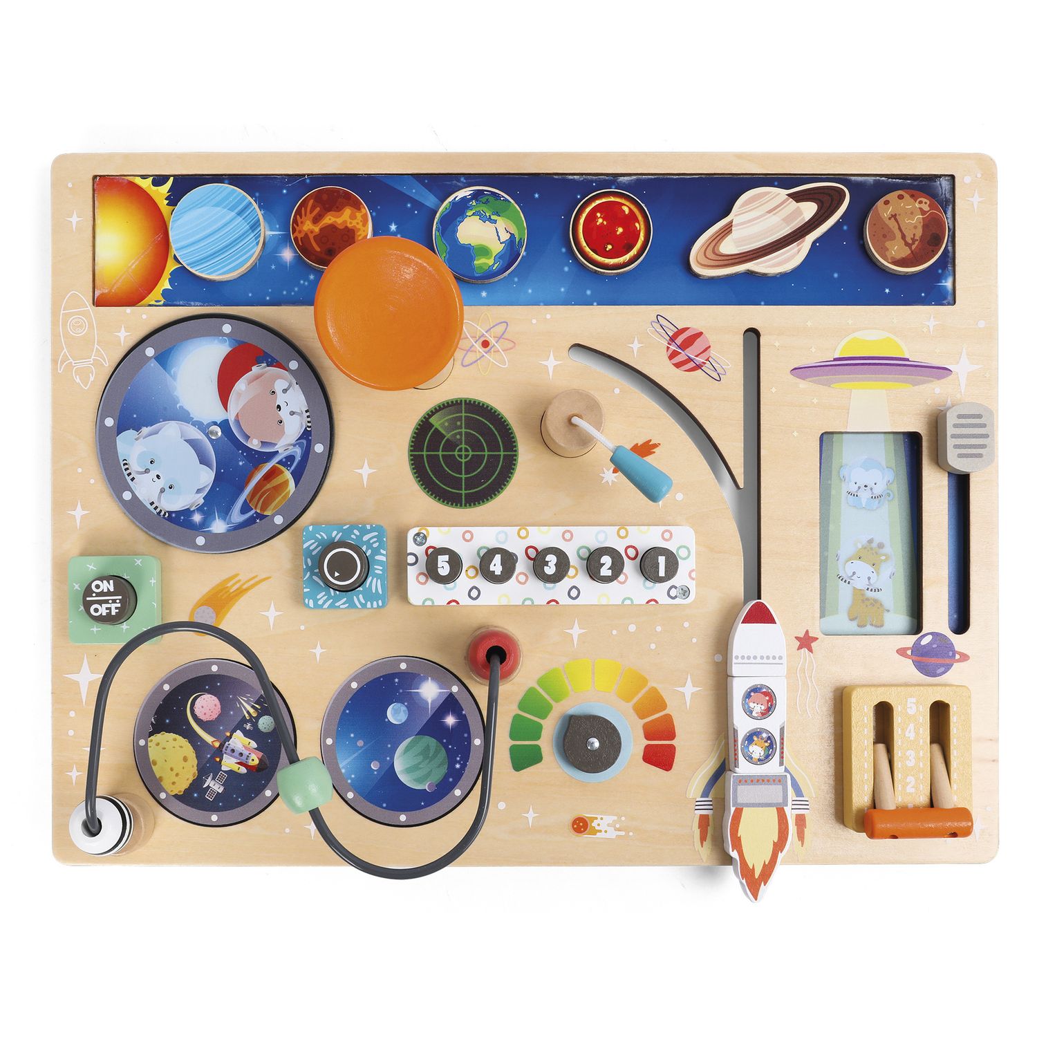 Missione nello spazio - pannello di controllo - wood "n" play - WOOD 'N' PLAY