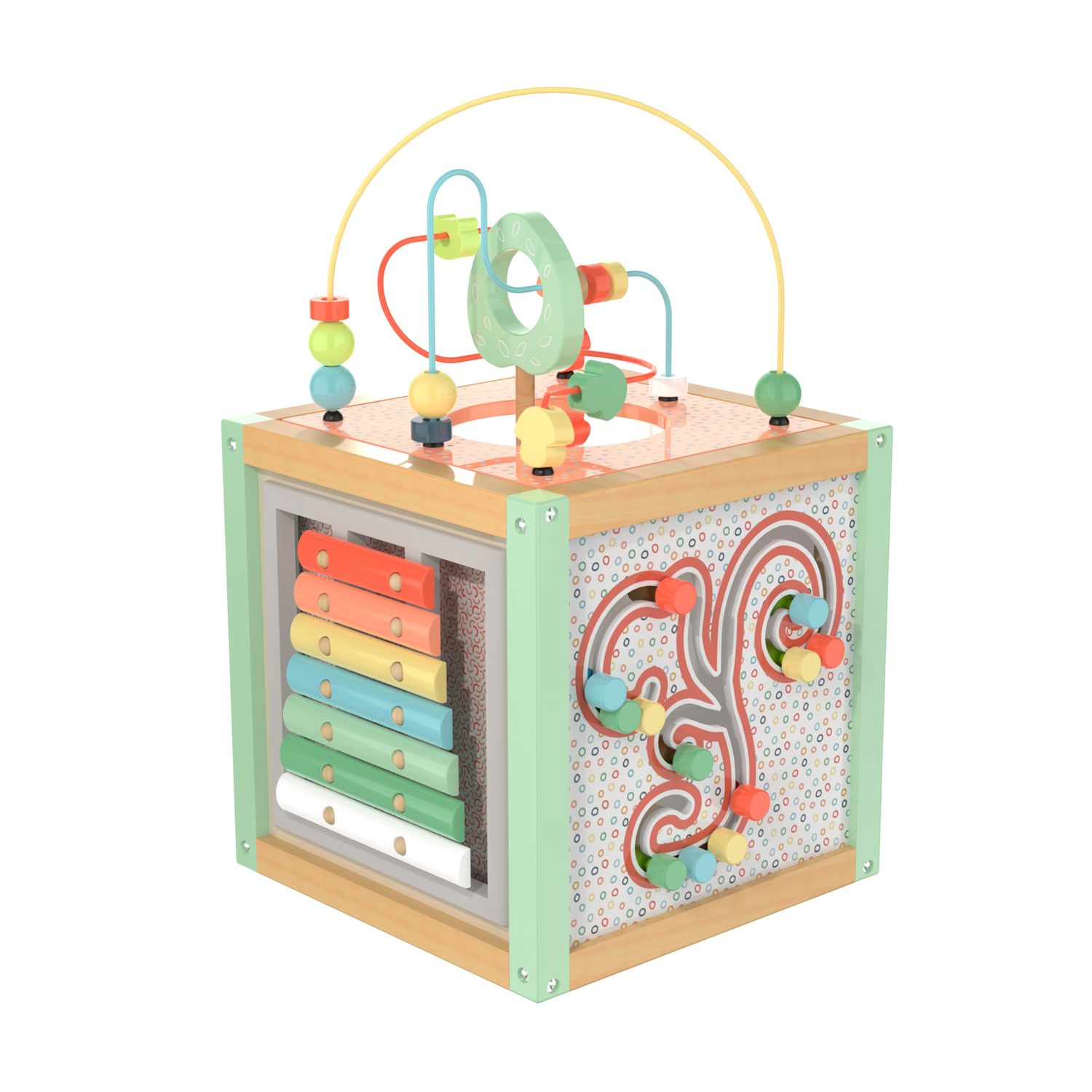 Maxi cubo multiattività in legno - wood "n" play - WOOD 'N' PLAY