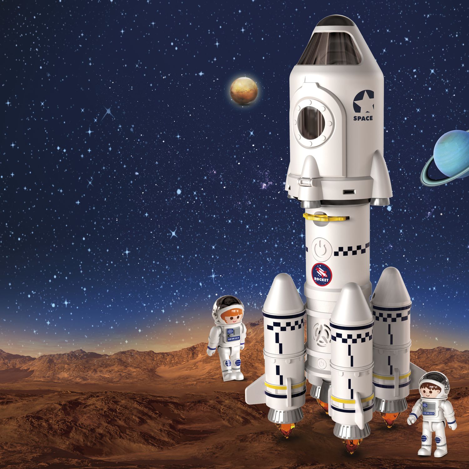 Missile con nebbia e telescopio - invicible heroes - MICRO PLANET