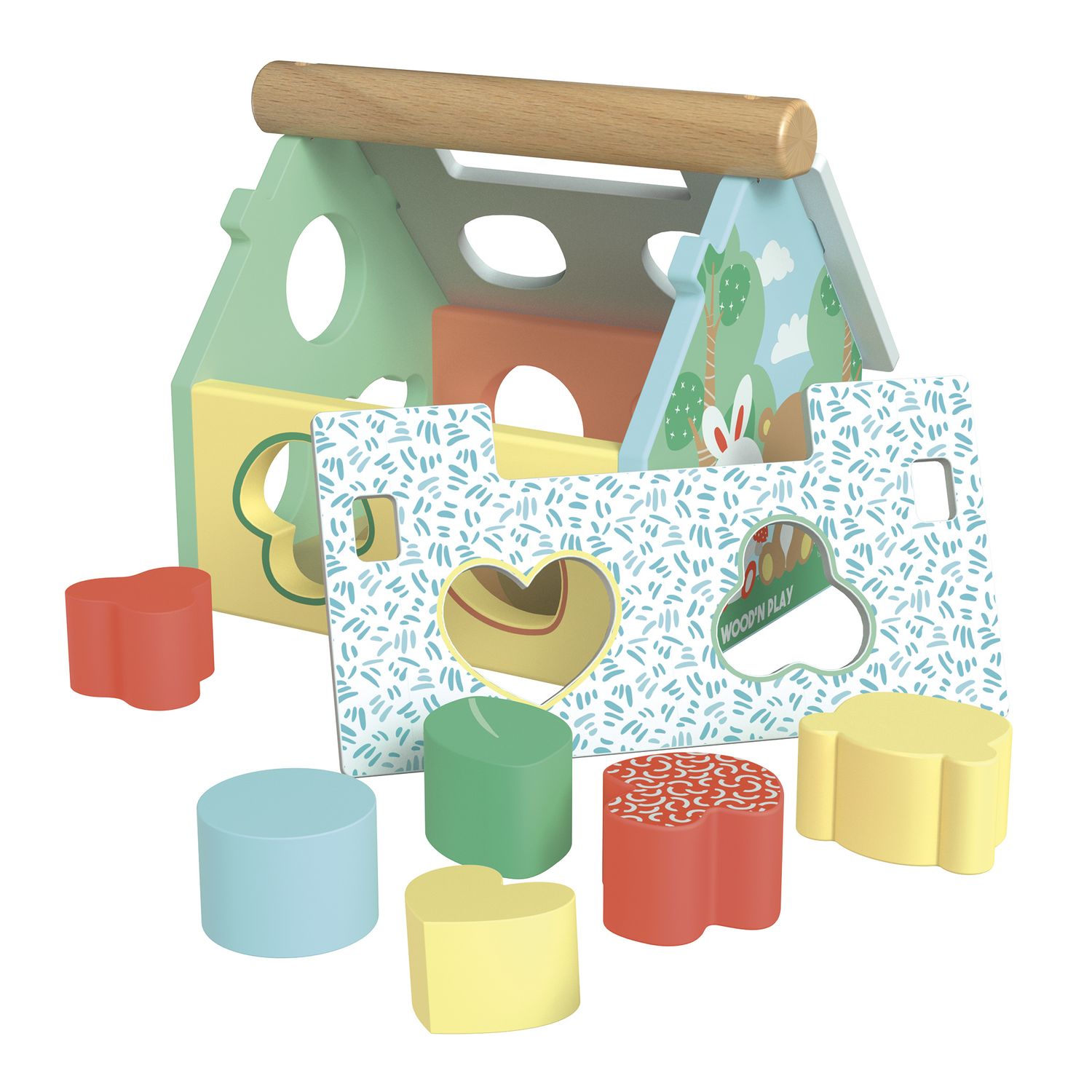 Casetta tante forme in legno - wood "n" play - WOOD 'N' PLAY