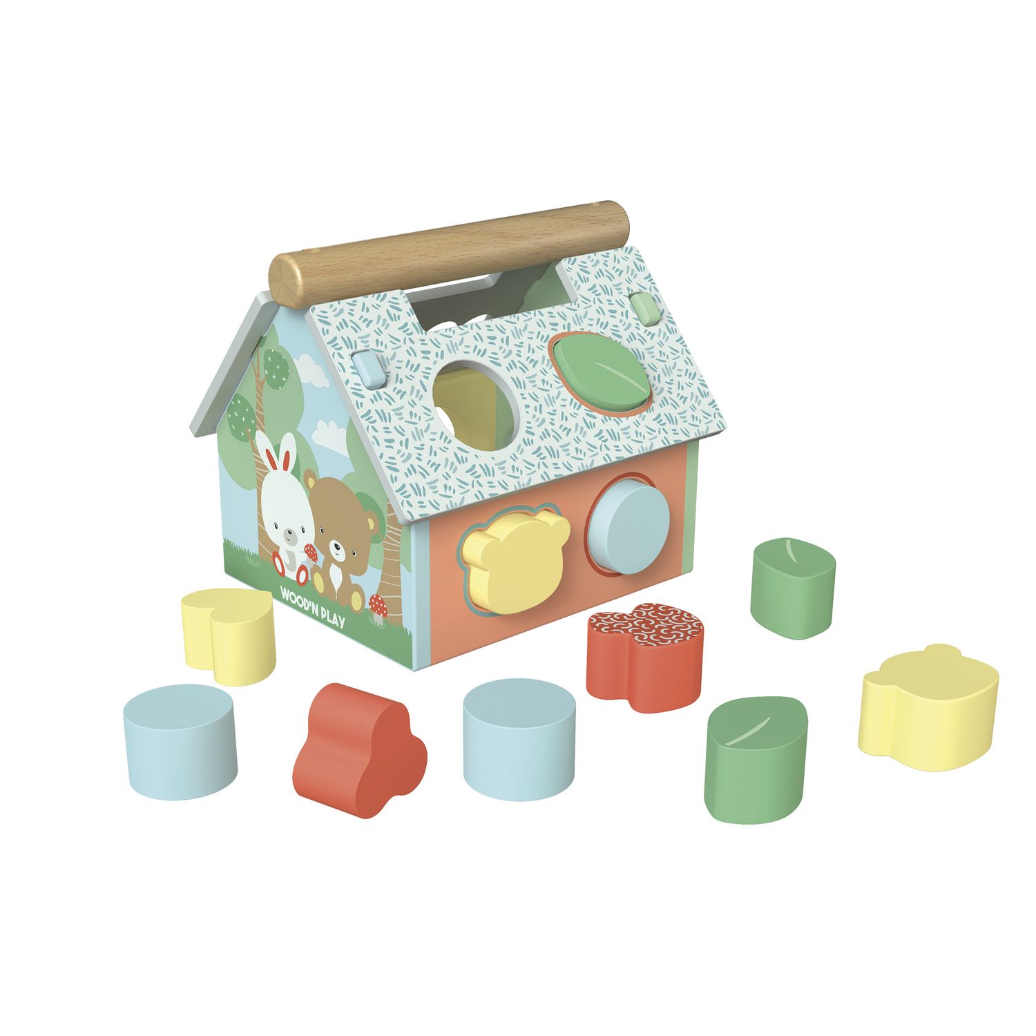 Casetta tante forme in legno - wood "n" play - WOOD 'N' PLAY