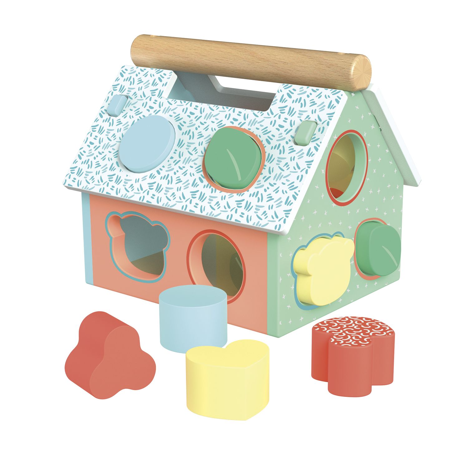 Casetta tante forme in legno - wood "n" play - WOOD 'N' PLAY