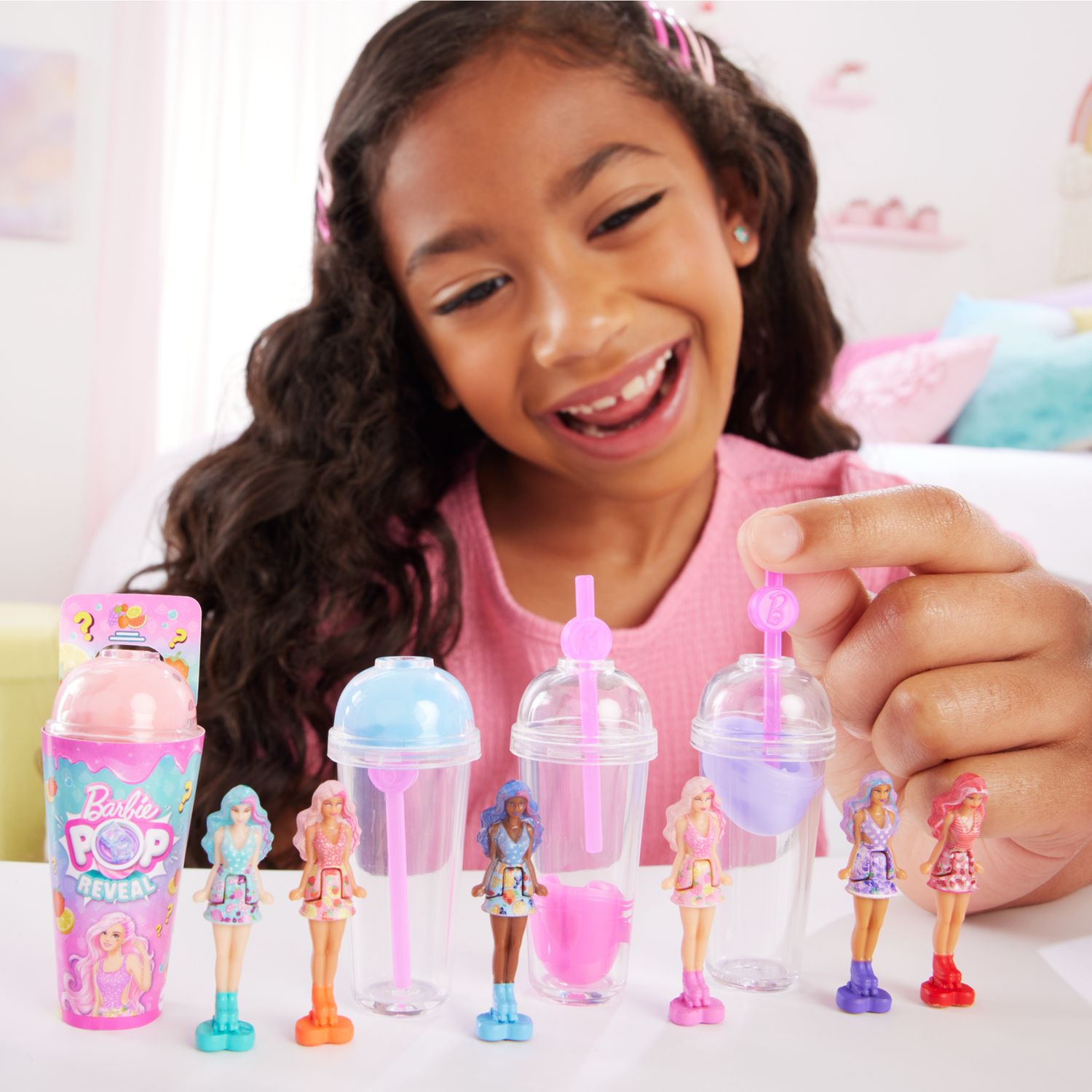 Mini barbieland - pop reveal - mini bambola con sorpresa e gioco sensoriale - Barbie