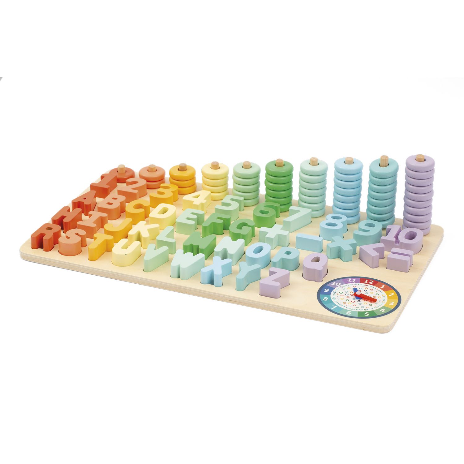 Puzzle educativo numeri e alfabeto - 18m+ - wood "n" play - WOOD 'N' PLAY