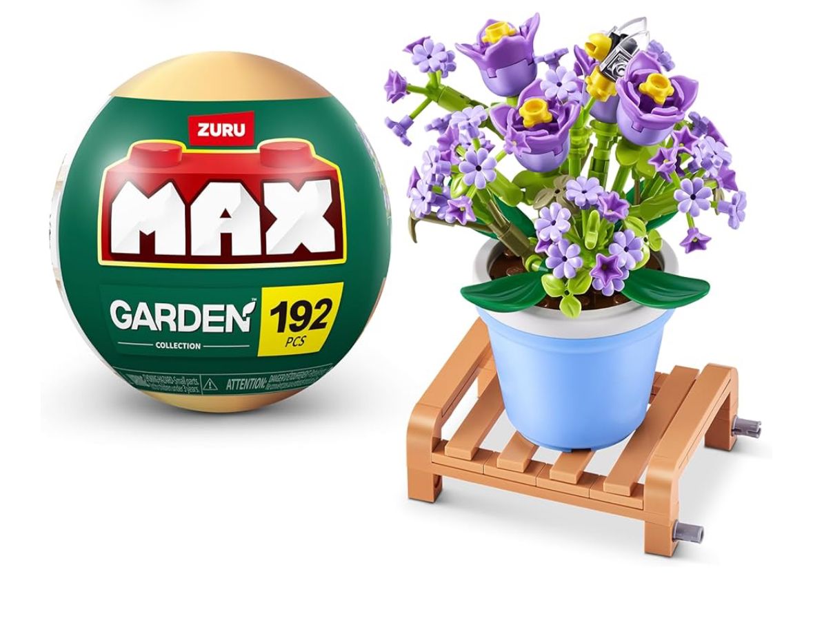 Collezione max premium garden building bricks assortito (fino a 233 pezzi, 6 da collezionare) - ZURU