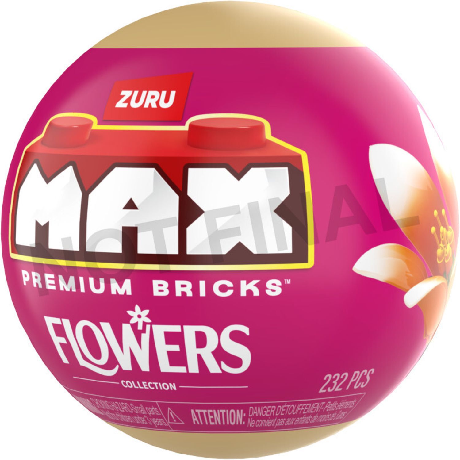 Collezione max premium flowers building bricks - confezione assortita - ZURU