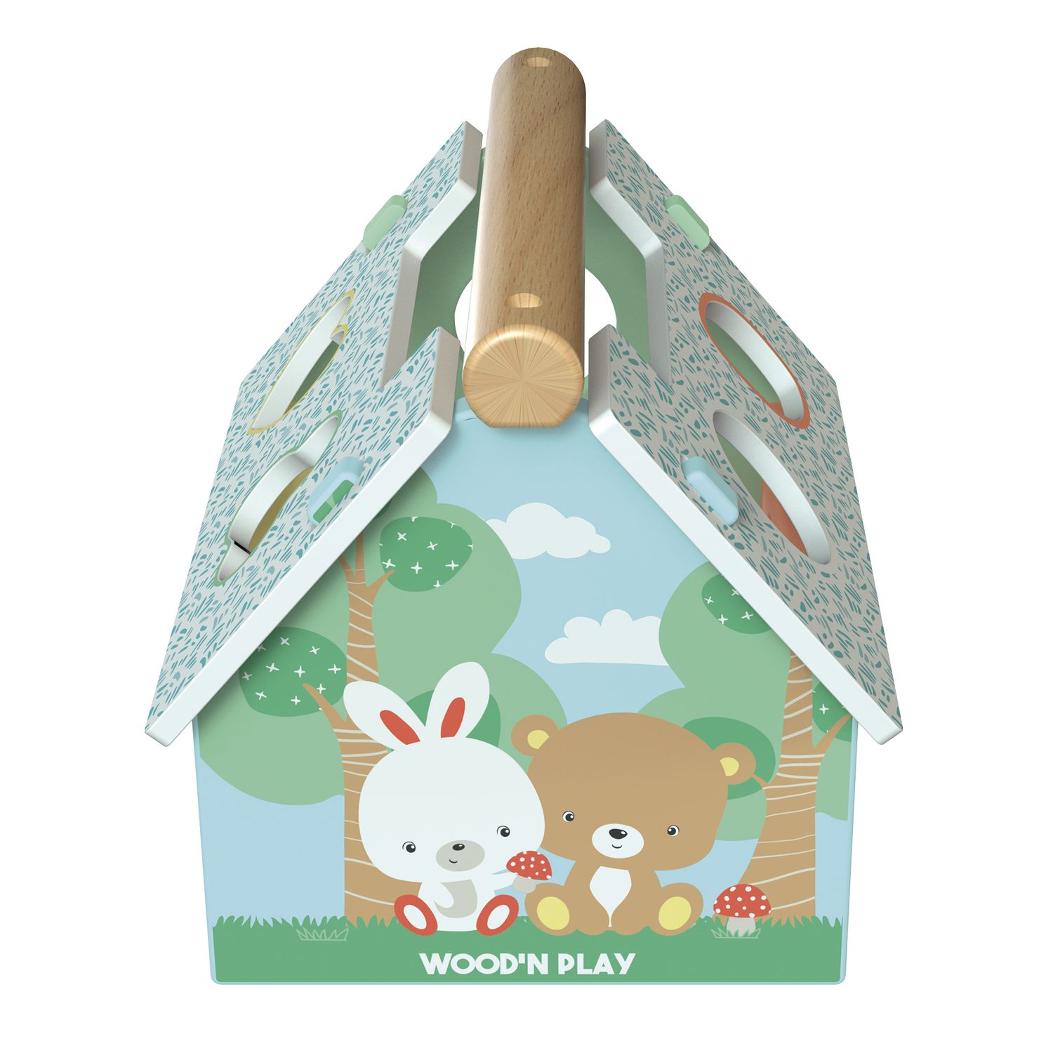 Casetta tante forme in legno - wood "n" play - WOOD 'N' PLAY