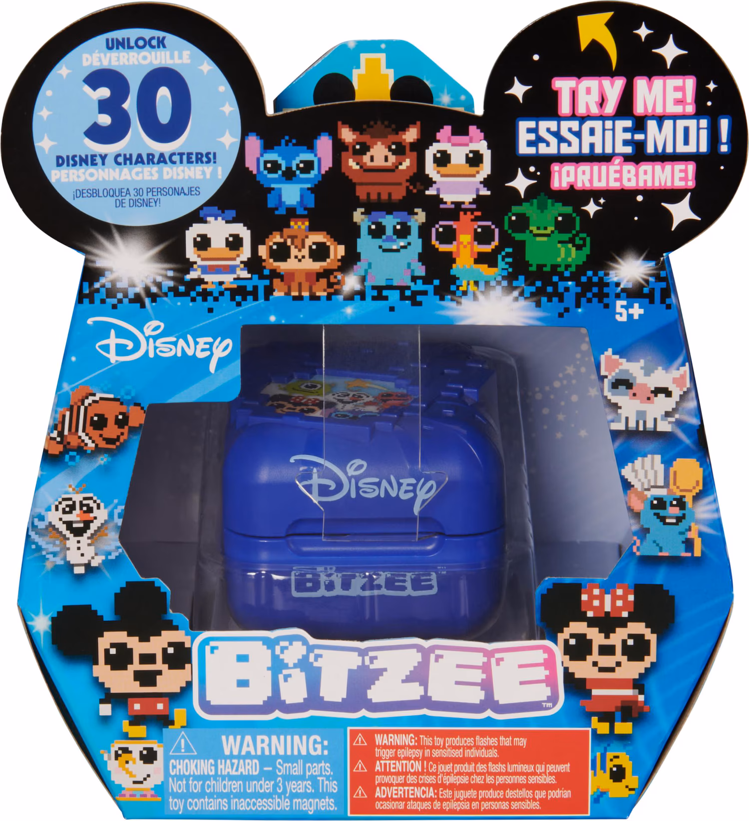 Bitzee disney, cucciolo digitale e interattivo, 30 personaggi da collezionare, reagisce al tuo tocco, giochi per bambini e bambine dai 5 anni in su - BITZEE