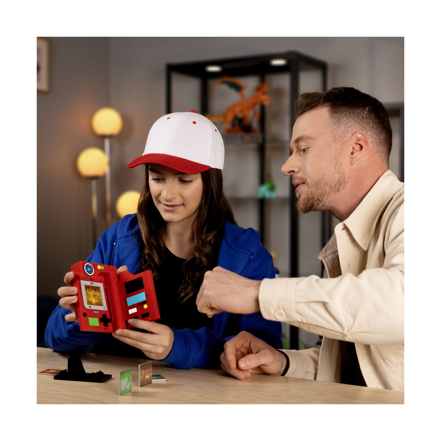 Mega pokémon - pokédex della regione di kanto, set da costruire con 322 pezzi, display, dettagli luminosi e 5 carte pokémon - MEGA BLOKS, POKEMON