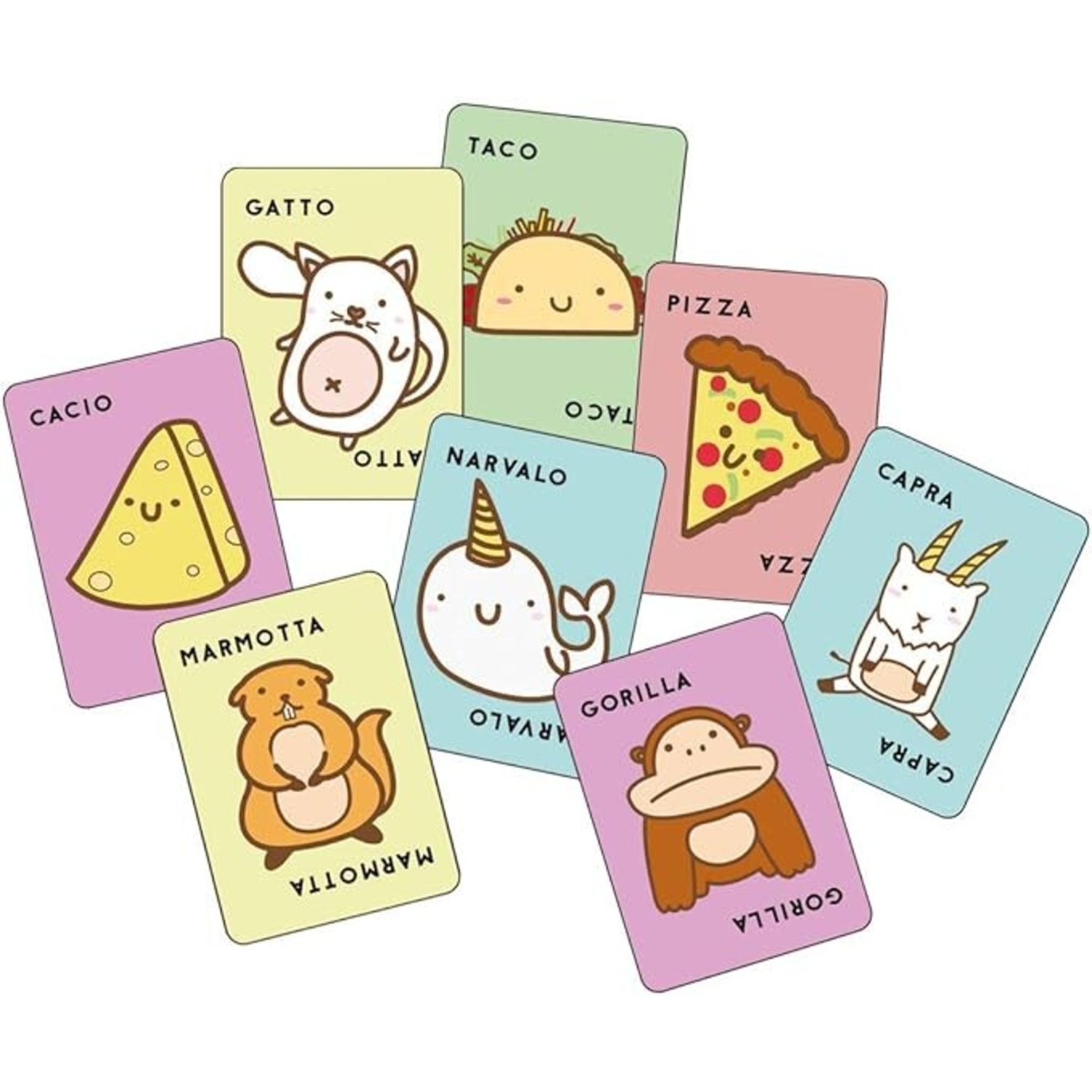 Taco gatto capra cacio pizza - una divertentissima sfida di prontezza di riflessi! - DAVINCI EDITORE