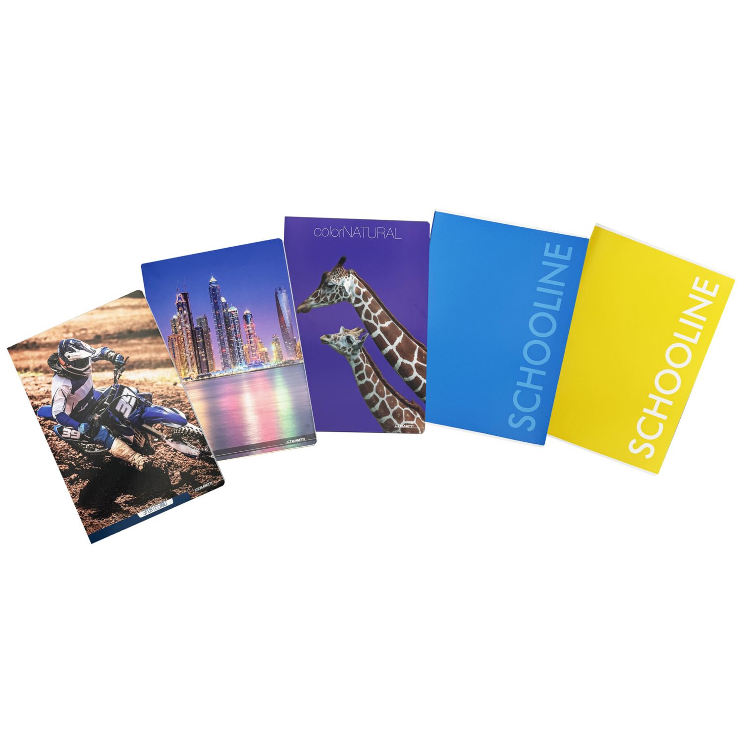 Confenzione 5 quaderni a4 maxiq - rigatura 0a - corsivo iniziale - BLASETTI