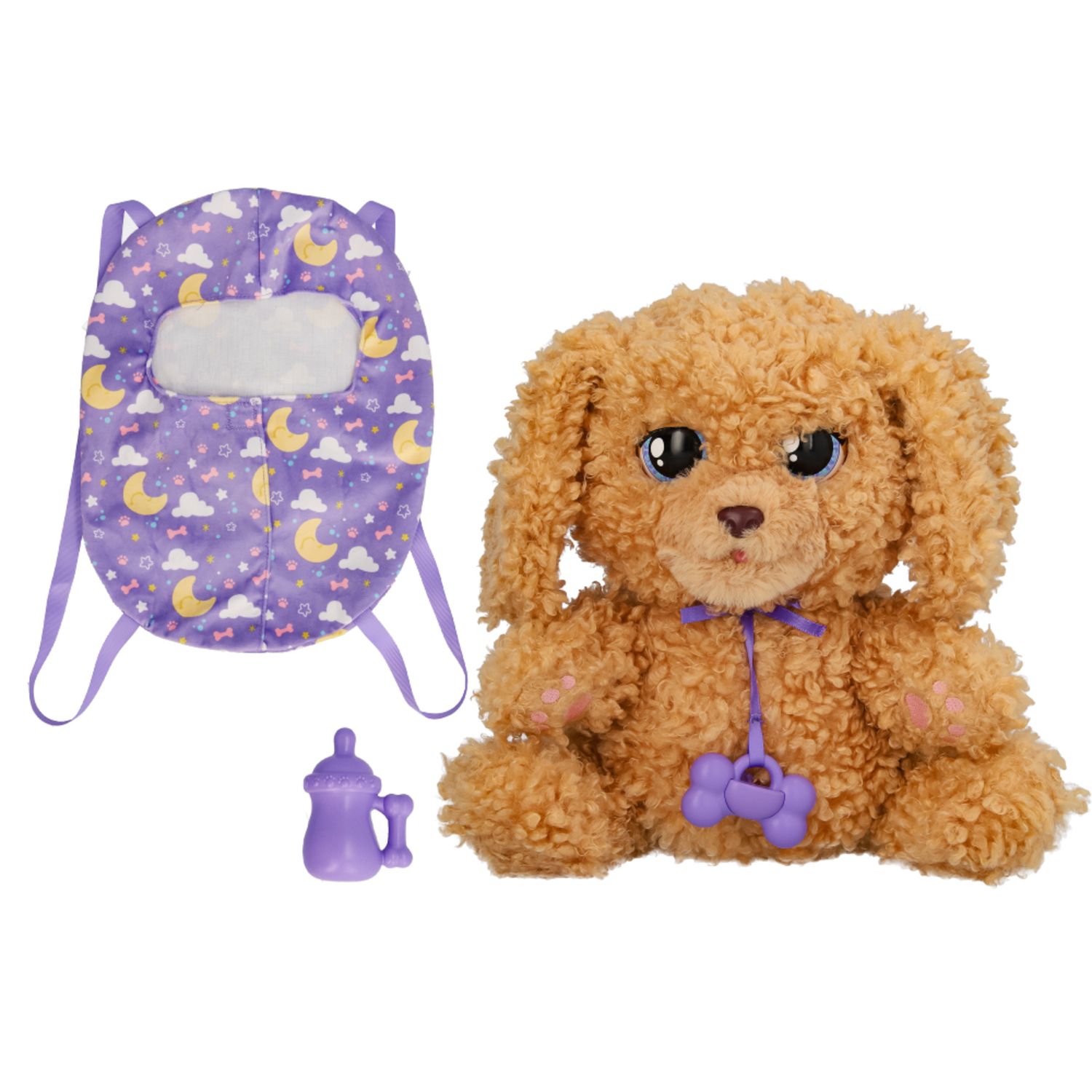 Baby paws love & care labradoodle, peluche interattivo con suoni, funzioni e 3 accessori - BABY PAWS