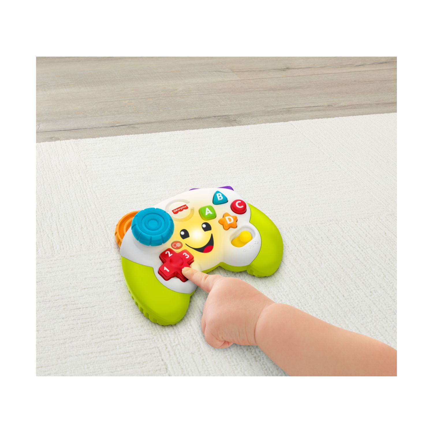 Fisher-price - controller gioca & impara, con due modalità "videogioco" e tanti pulsanti con luci e suoni - FISHER-PRICE