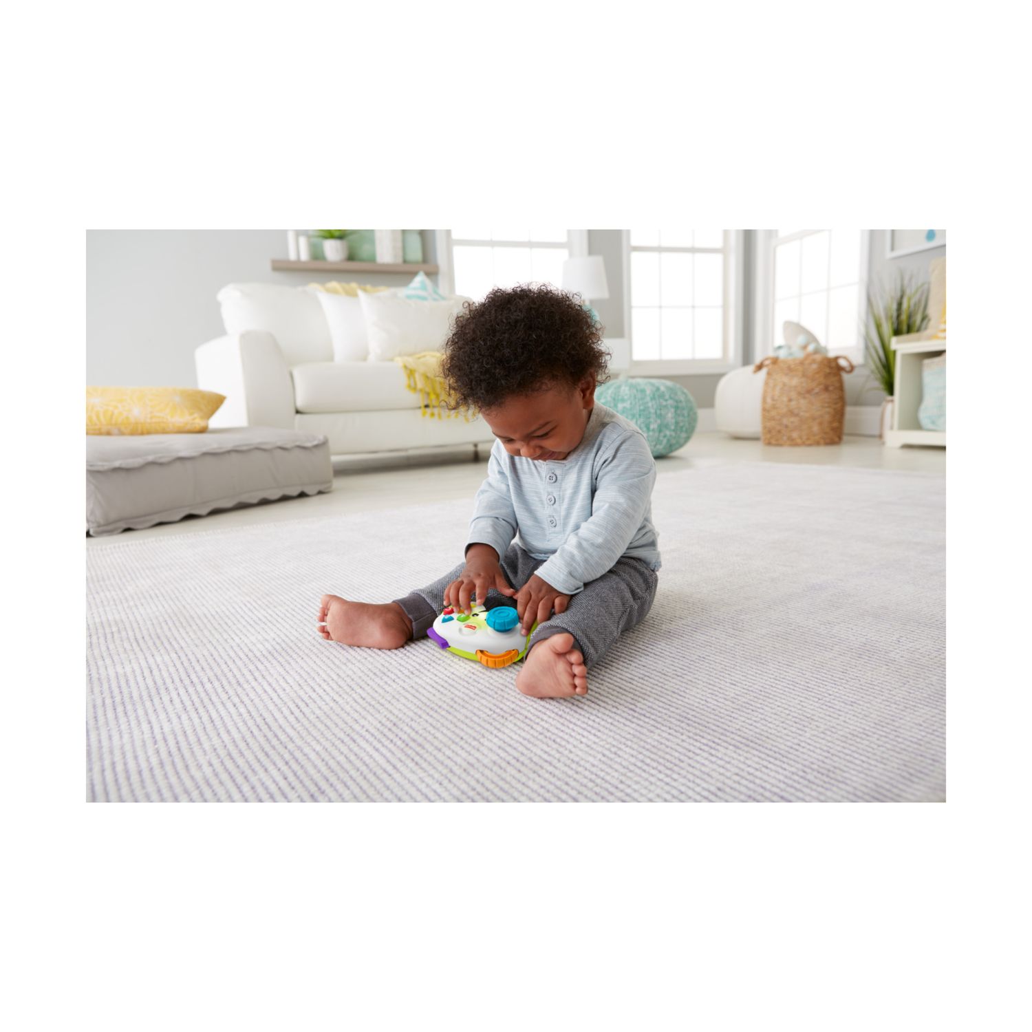 Fisher-price - controller gioca & impara, con due modalità "videogioco" e tanti pulsanti con luci e suoni - FISHER-PRICE