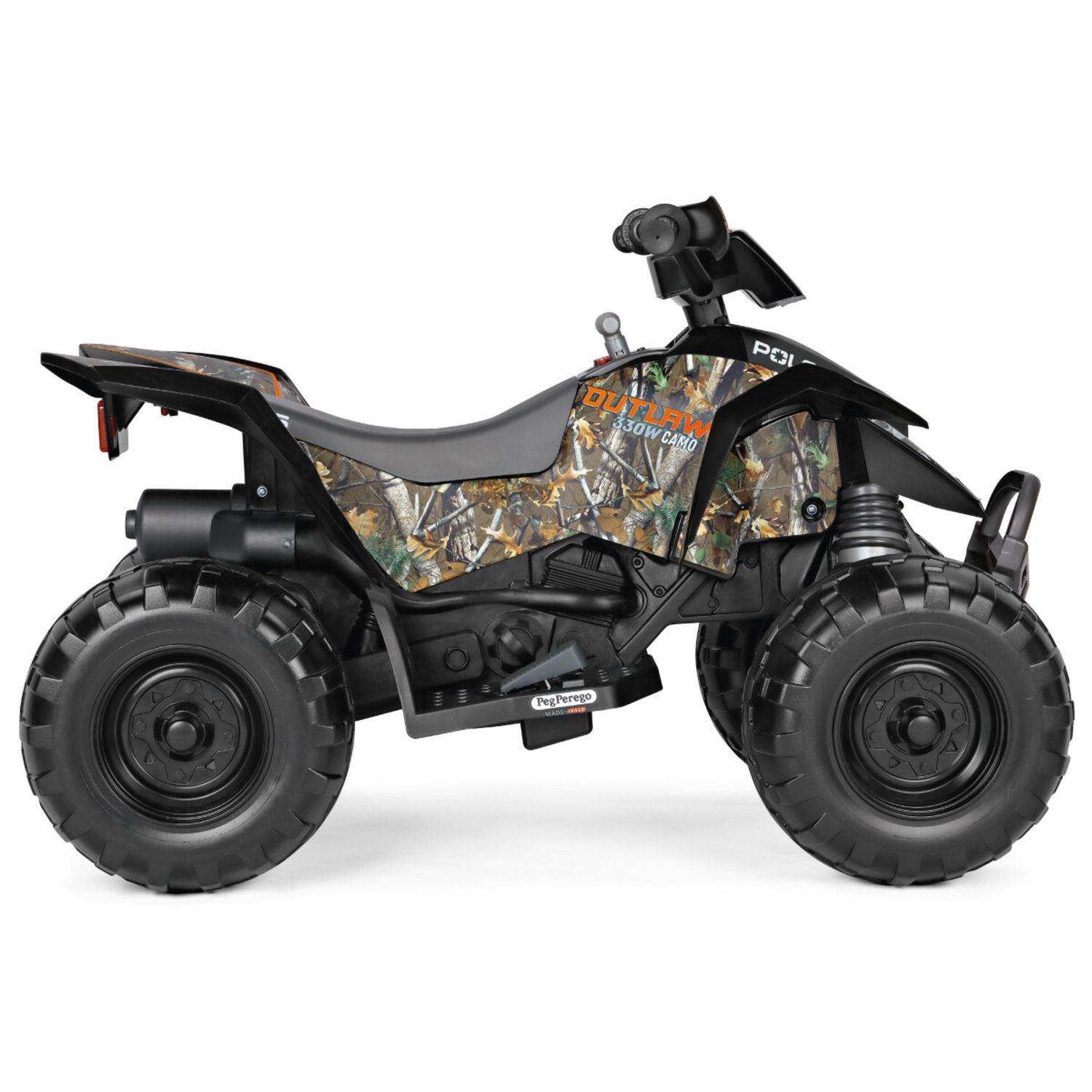 Peg perego - quad elettrico 12v - polaris outlaw 330w camo - Peg Perego