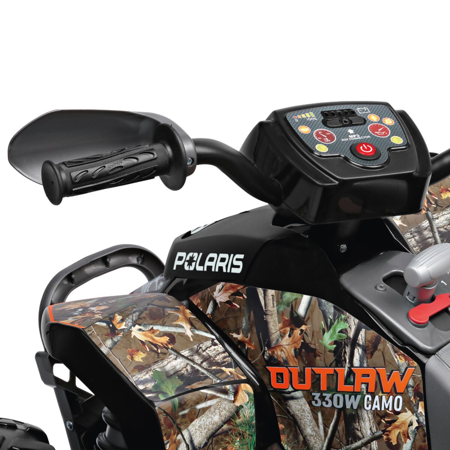 Peg perego - quad elettrico 12v - polaris outlaw 330w camo - Peg Perego