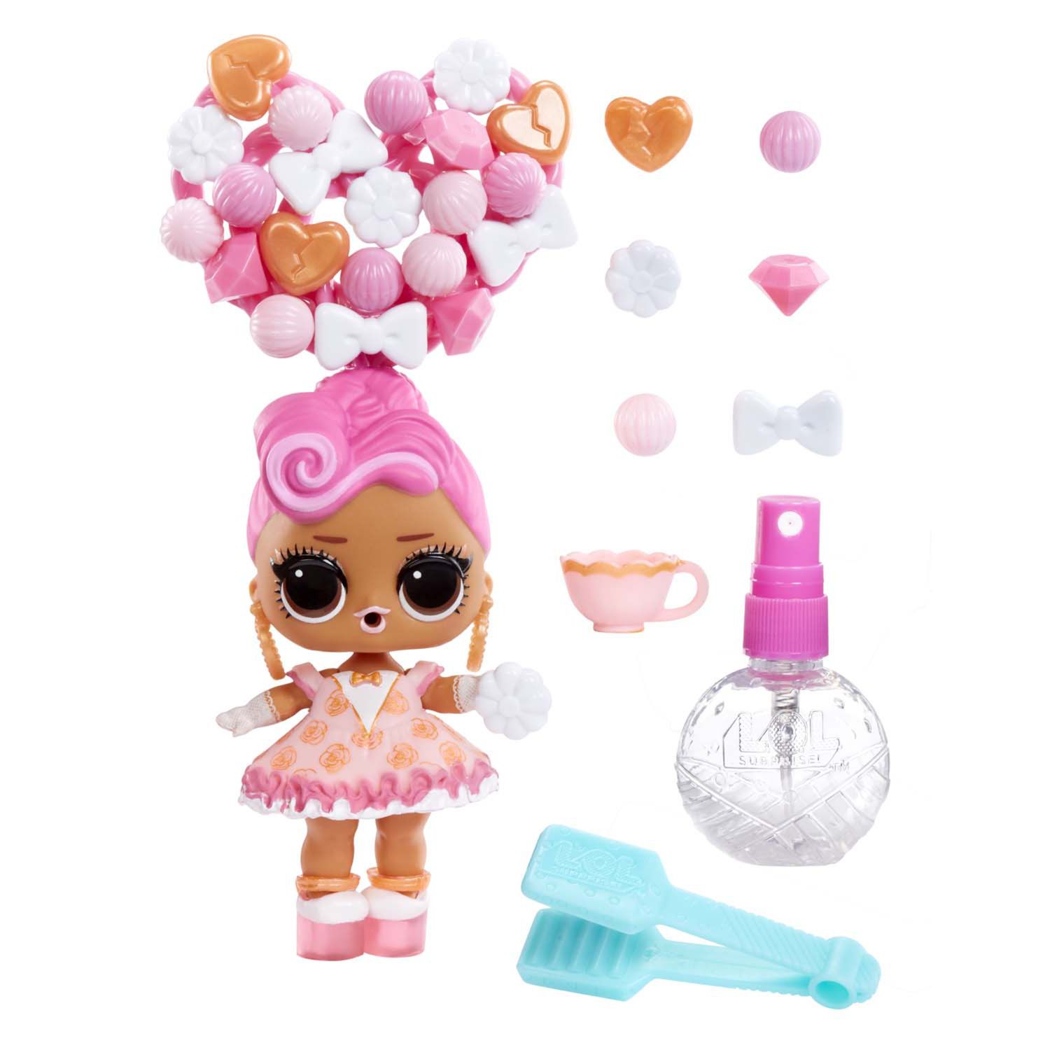 Lol surprise hair beads tots con oltre 60 perline per capelli, bambola da collezione, acconciature fai da te, bambola con perline per capelli - L.O.L SURPRISE