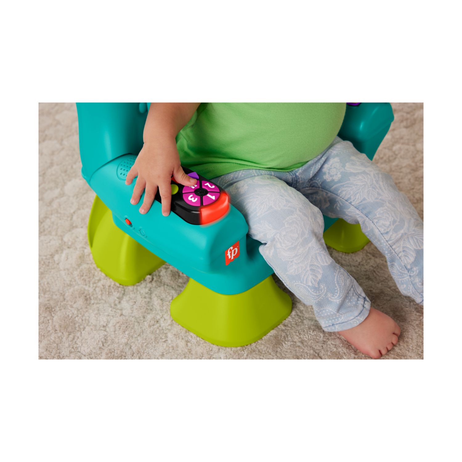 Fisher-price - la poltroncina di cagnolino, sedile interattivo con 120 canzoni, luci, suoni e frasi per l'apprendimento - FISHER-PRICE