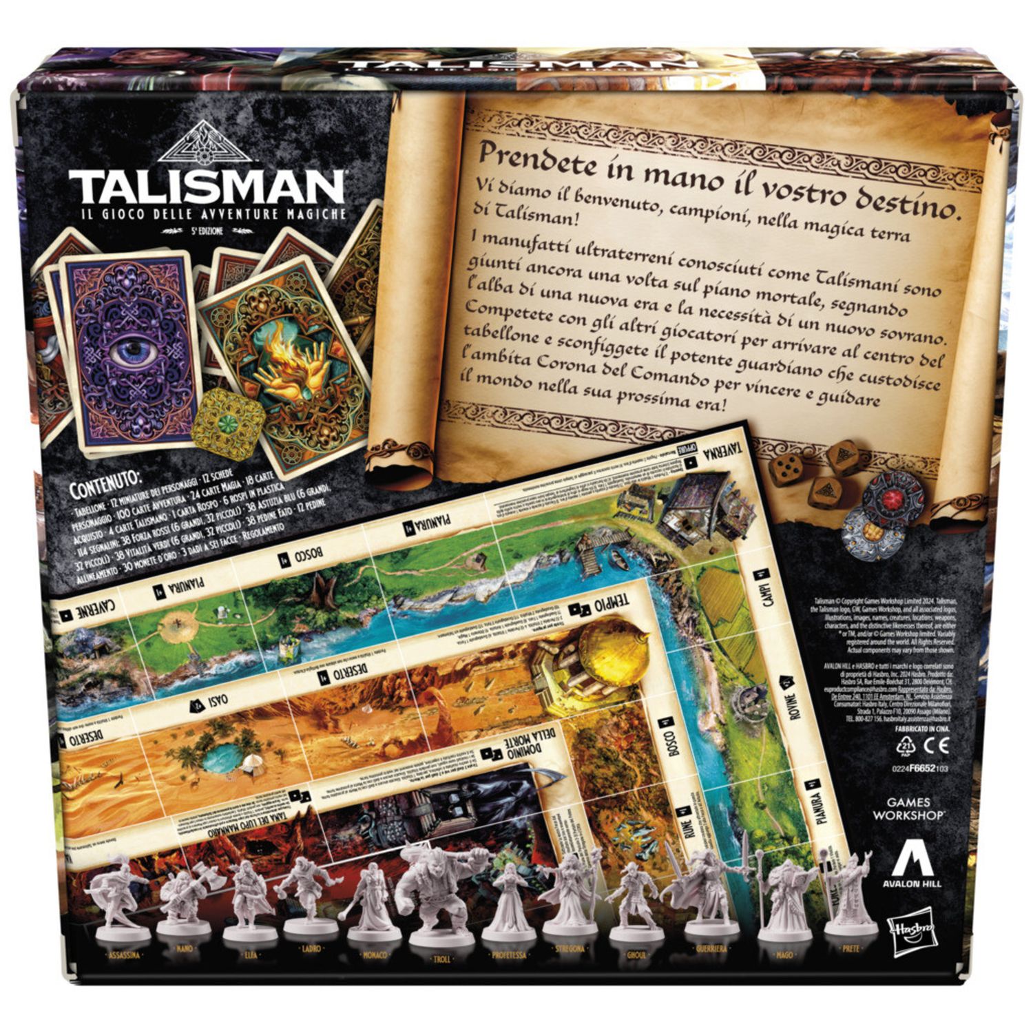 Talisman - il gioco delle avventure magiche, gioco da tavolo, 5ª edizione - 