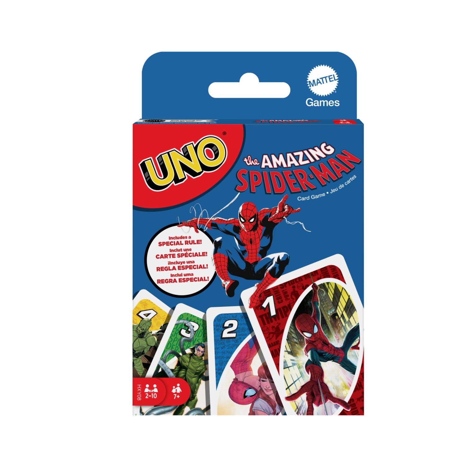 Uno the amazing spiderman, l'iconico gioco con carte ispirate alla serie a fumetti marvel - MATTEL GAMES, UNO, MARVEL, Spiderman