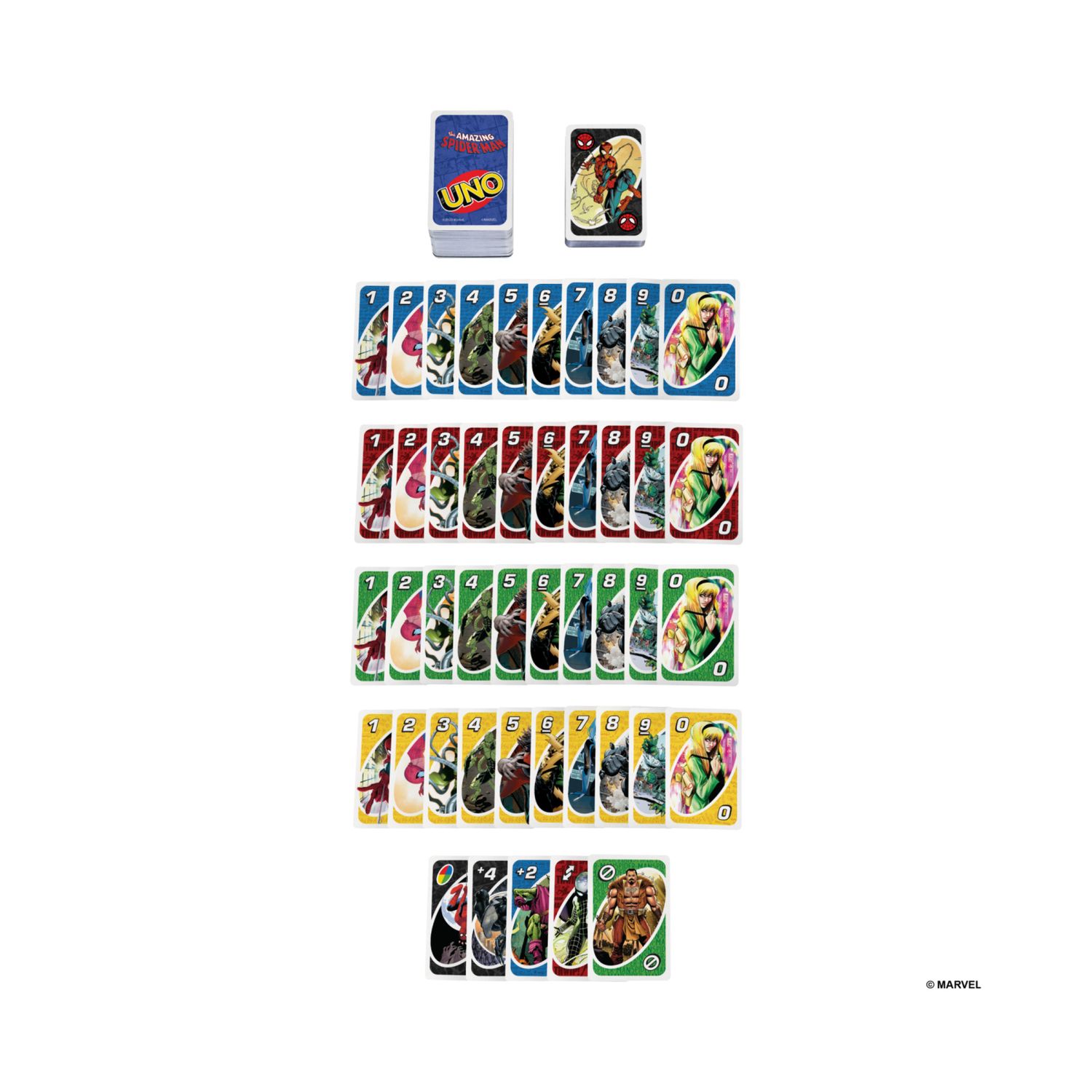 Uno the amazing spiderman, l'iconico gioco con carte ispirate alla serie a fumetti marvel - MATTEL GAMES, UNO, MARVEL, Spiderman