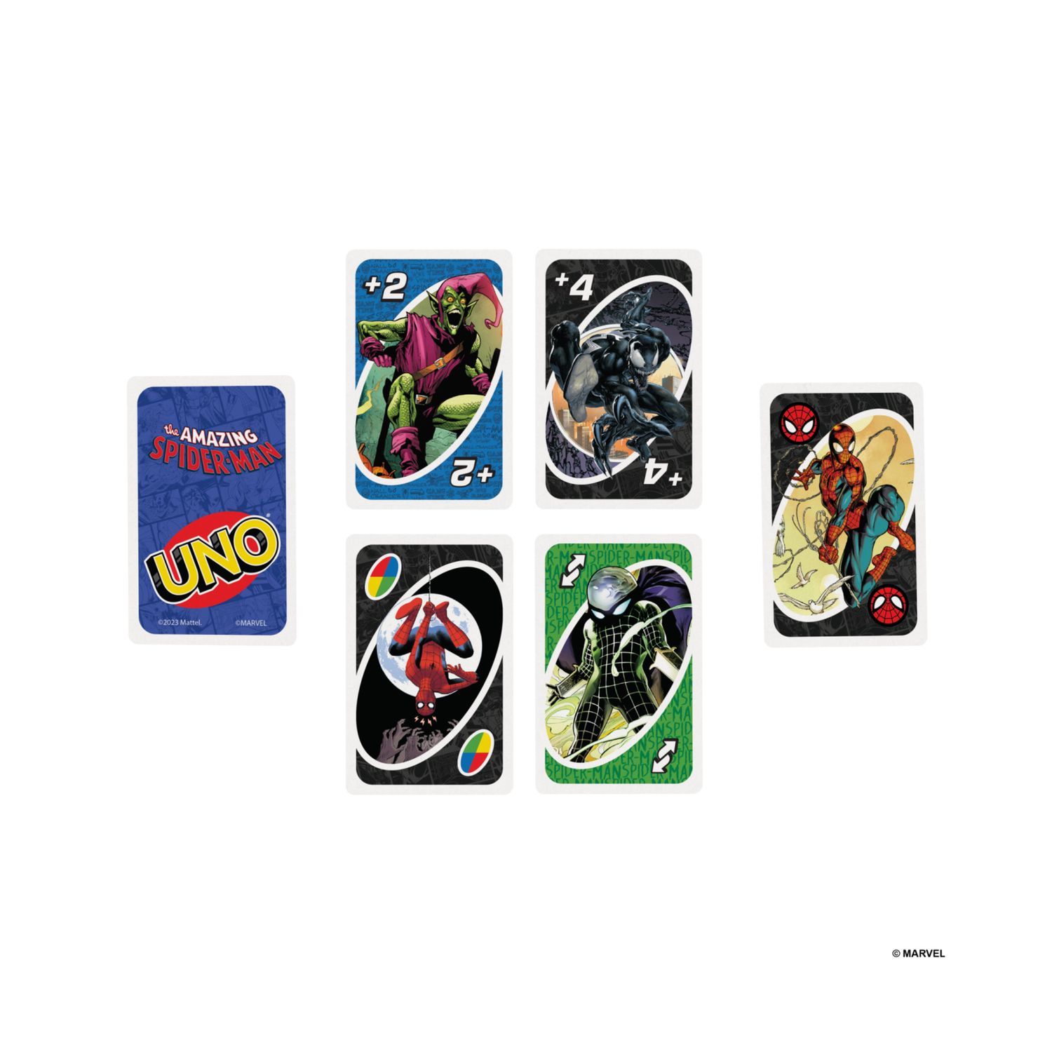 Uno the amazing spiderman, l'iconico gioco con carte ispirate alla serie a fumetti marvel - MATTEL GAMES, UNO, MARVEL, Spiderman