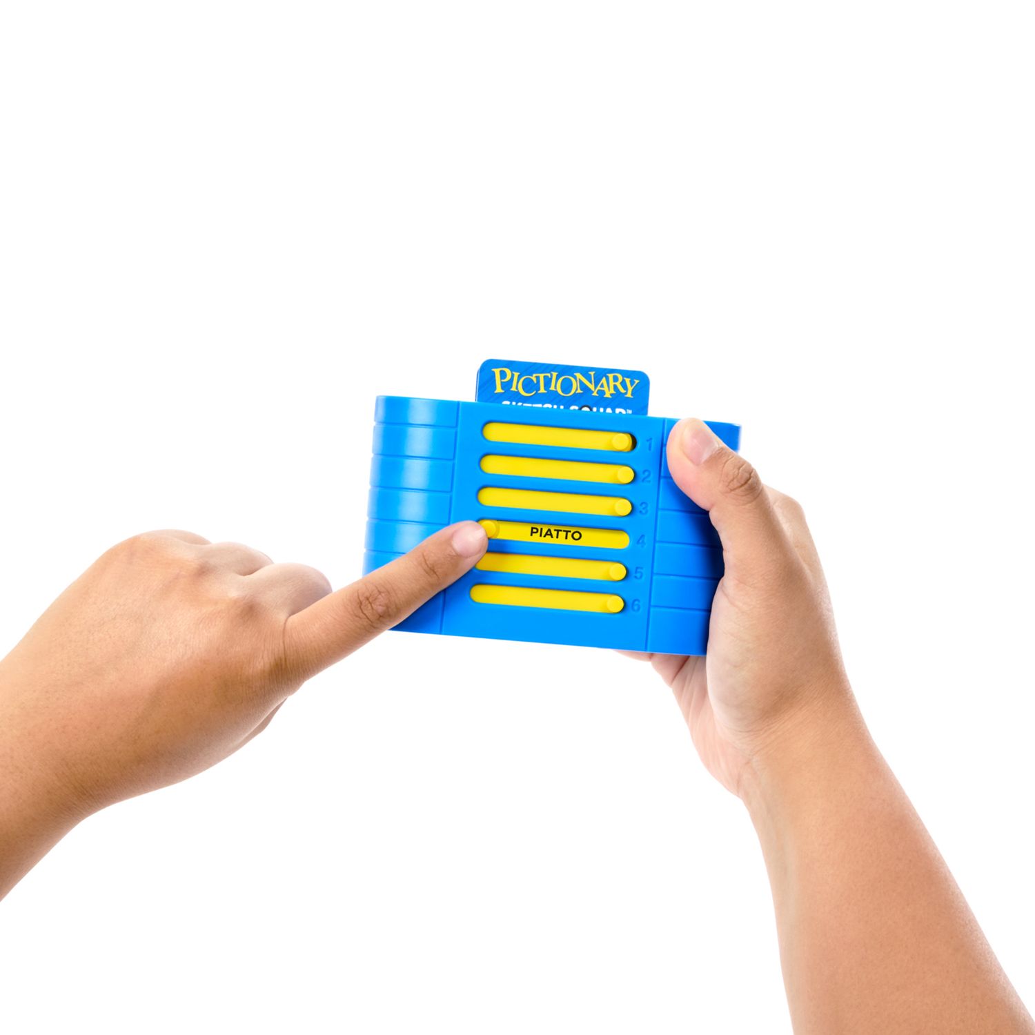 Mattel games - pictionary sketch squad, gioco di squadra e disegno cooperativo, con lavagnette, pennarelli e porta indizi, 2-6 giocatori - MATTEL GAMES, PICTIONARY