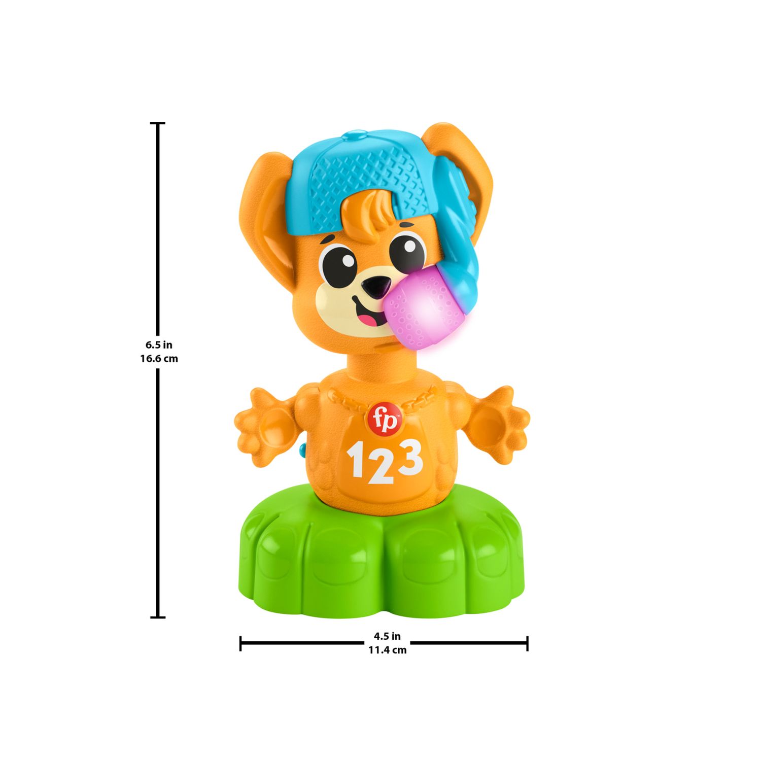 Fisher- price animal band - rino il volpino impariamo gli opposti, volpe interattiva per l'apprendimento con luci, canzoni e suoni - FISHER-PRICE