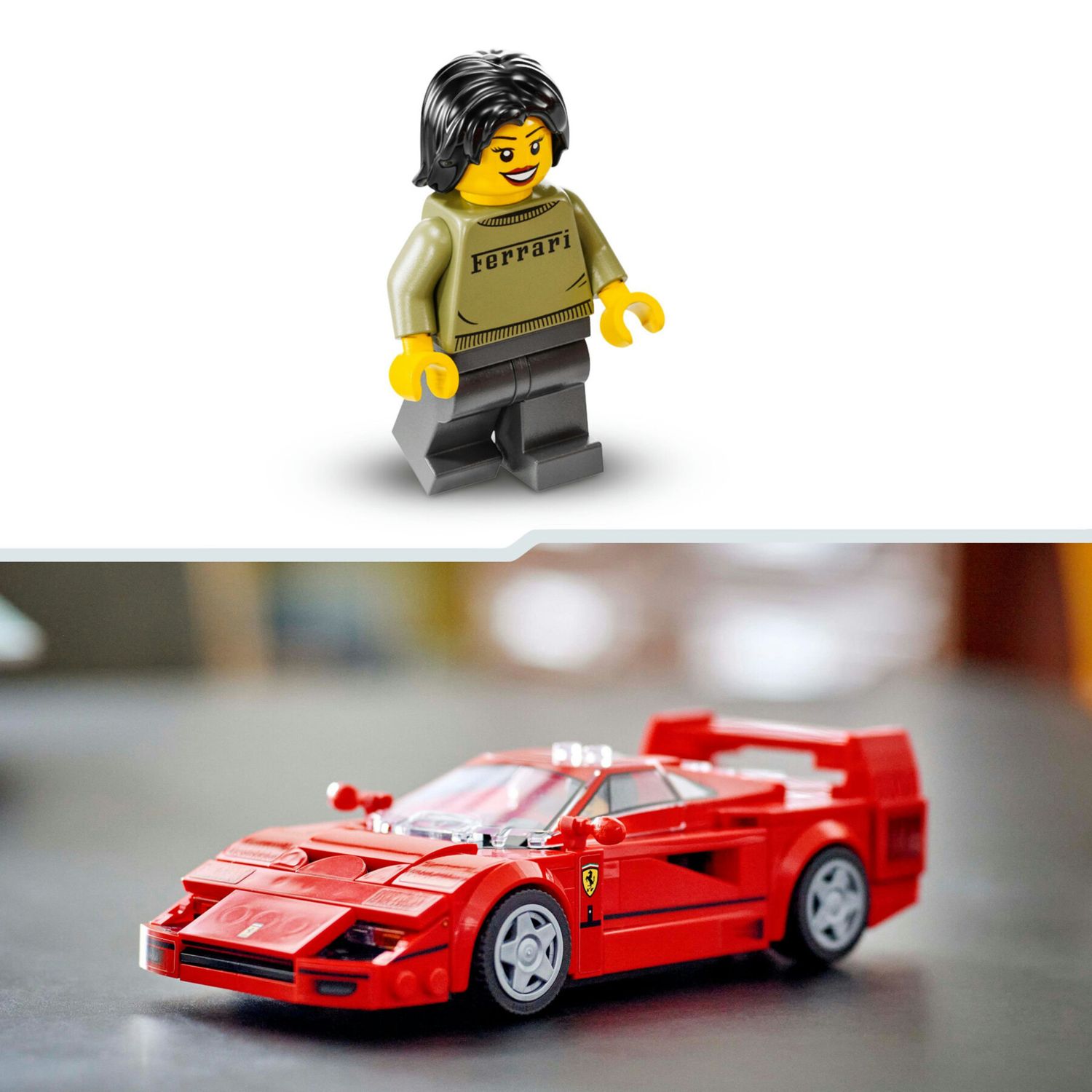 Lego speed champions 76934 supercar ferrari f40, modellino di auto sportiva, macchina giocattolo da collezione per bambini 9+ - LEGO SPEED CHAMPIONS, Lego