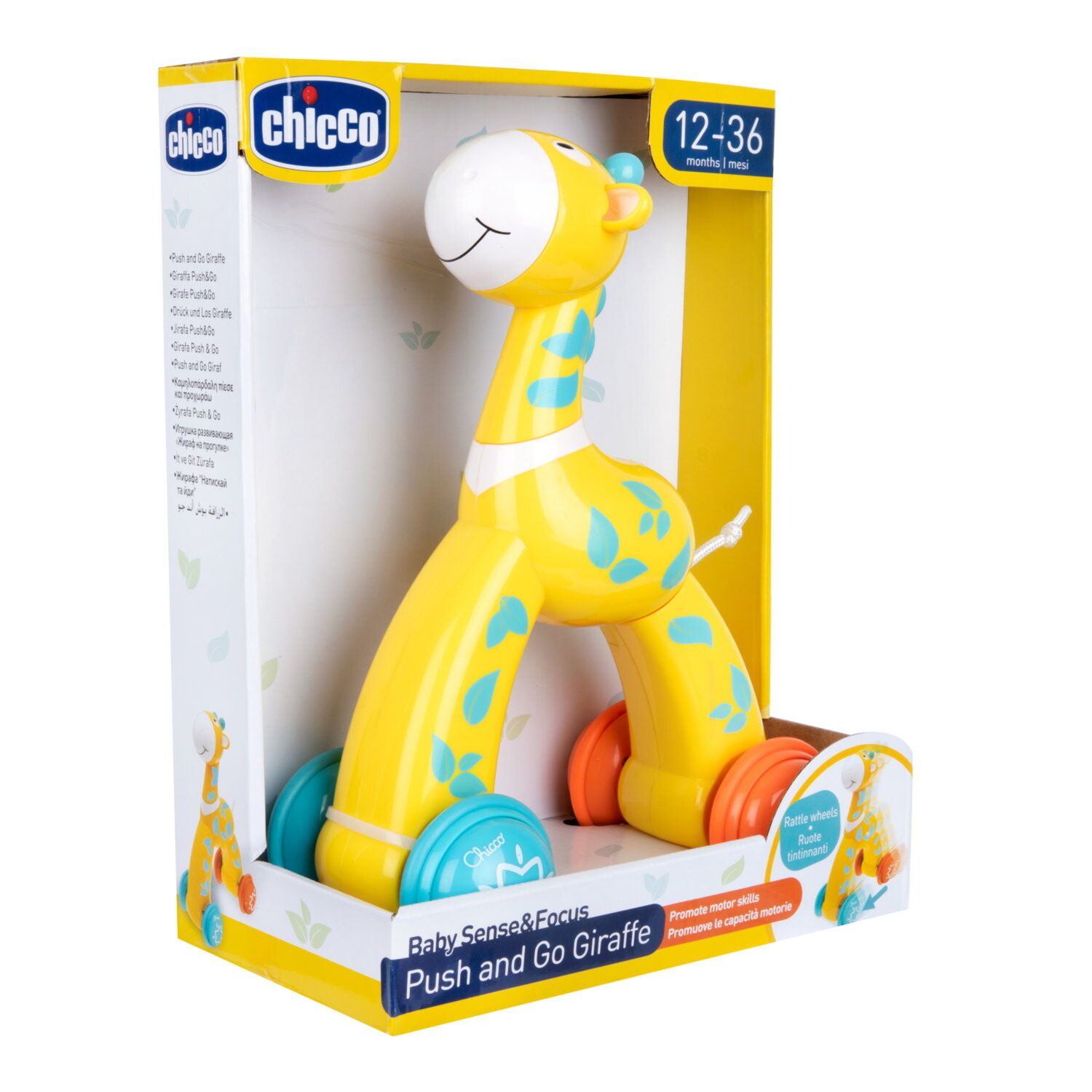 Chicco giraffa push&go - baby sense & focus - 12 - 36 mesi - Chicco