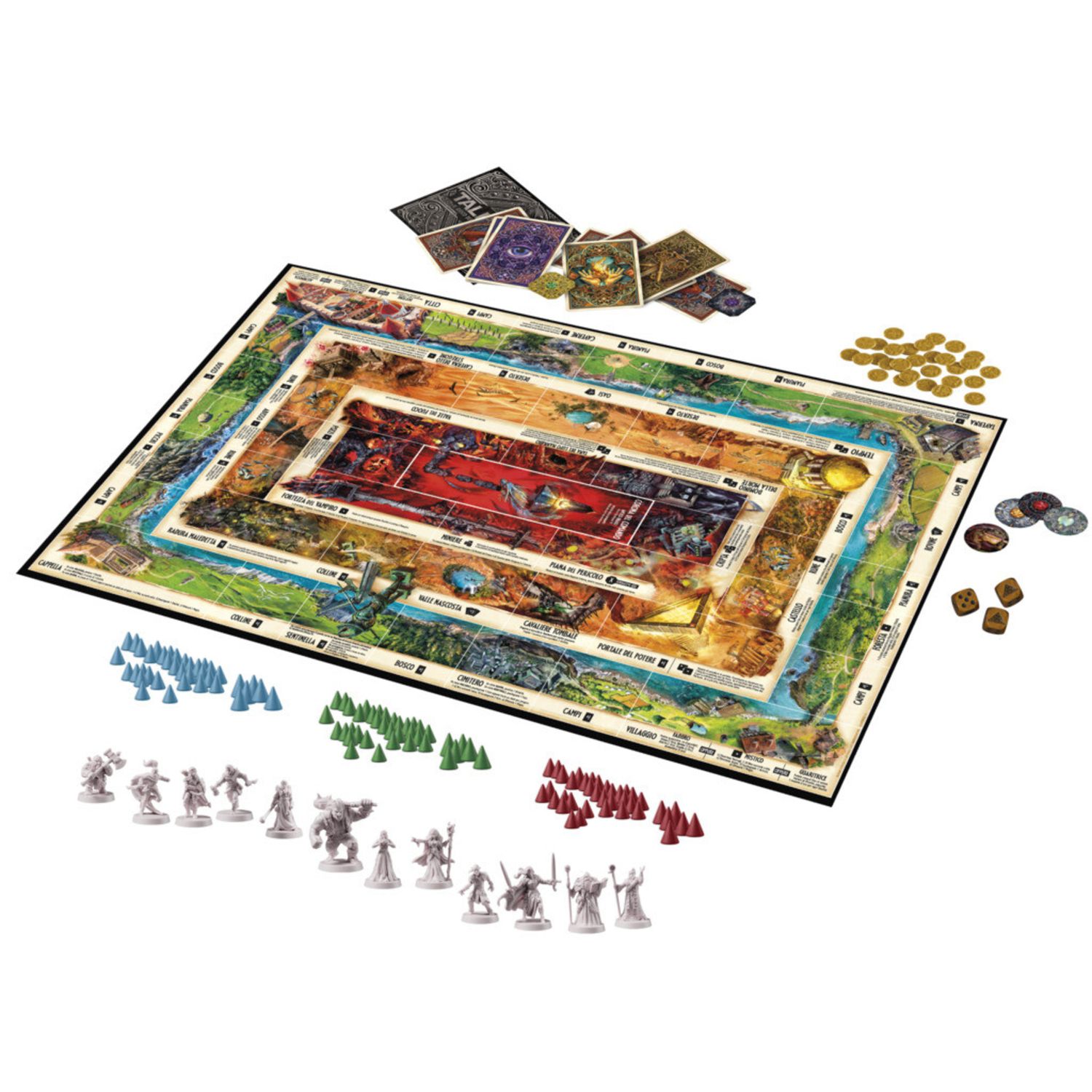 Talisman - il gioco delle avventure magiche, gioco da tavolo, 5ª edizione - 