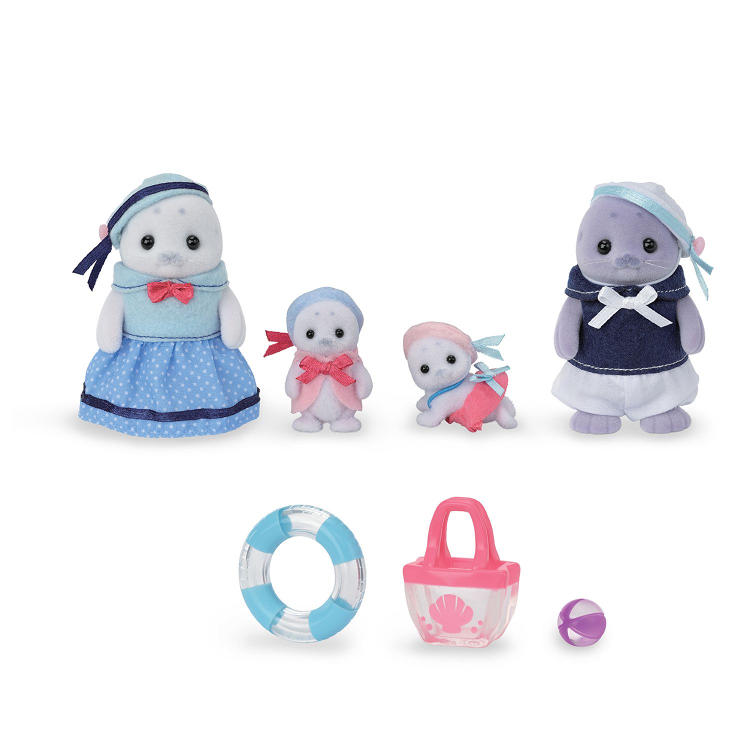 Sylvanian families - famiglia foca - personaggi collezionabili del mondo sf - SYLVANIAN FAMILIES