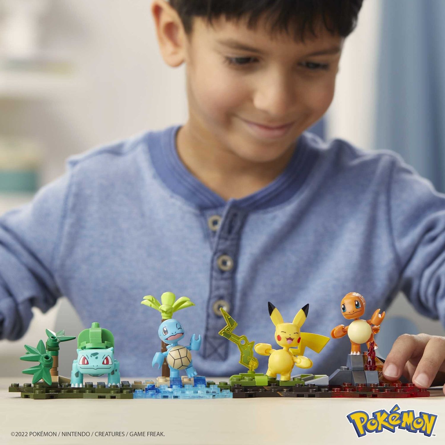 Mega pokémon - squadra di kanto, set da costruire con 130 pezzi e 4 personaggi pokémon inclusi - MEGA BLOKS, POKEMON